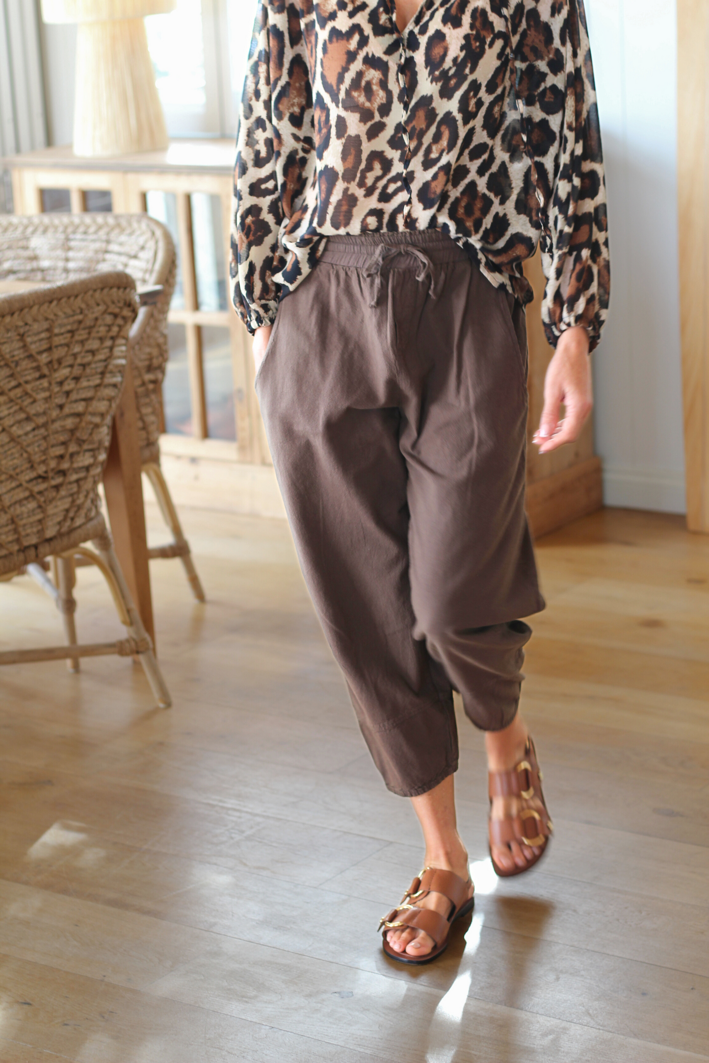 Cove Cotton Barrel Pants