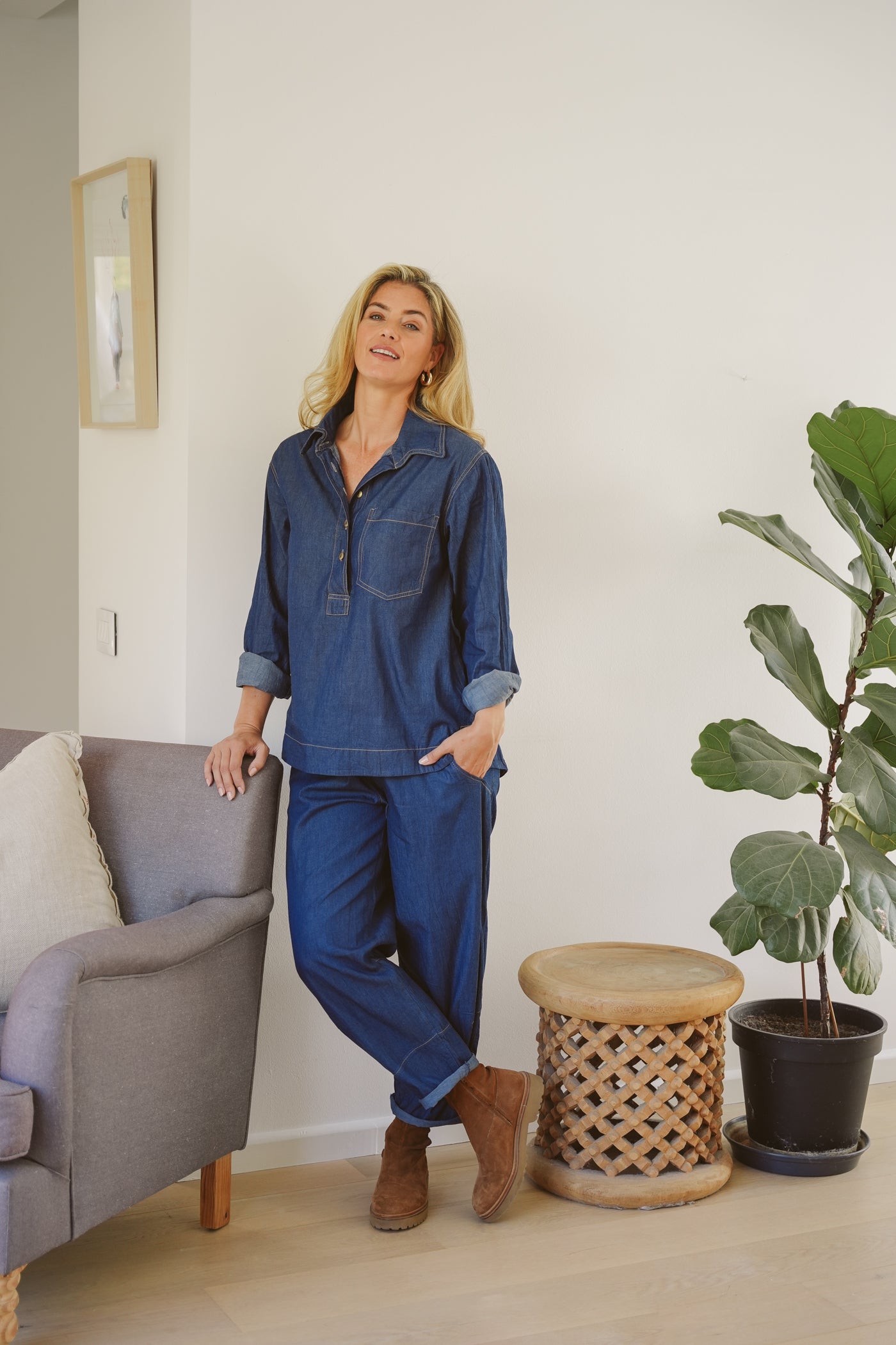 NEW Jo Denim Barrel Pants