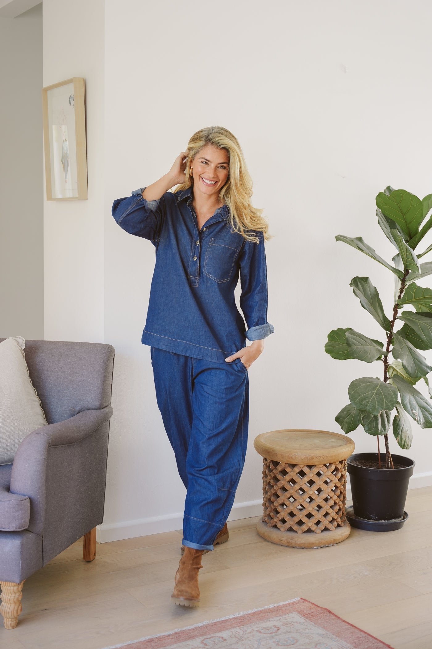 NEW Jo Denim Barrel Pants