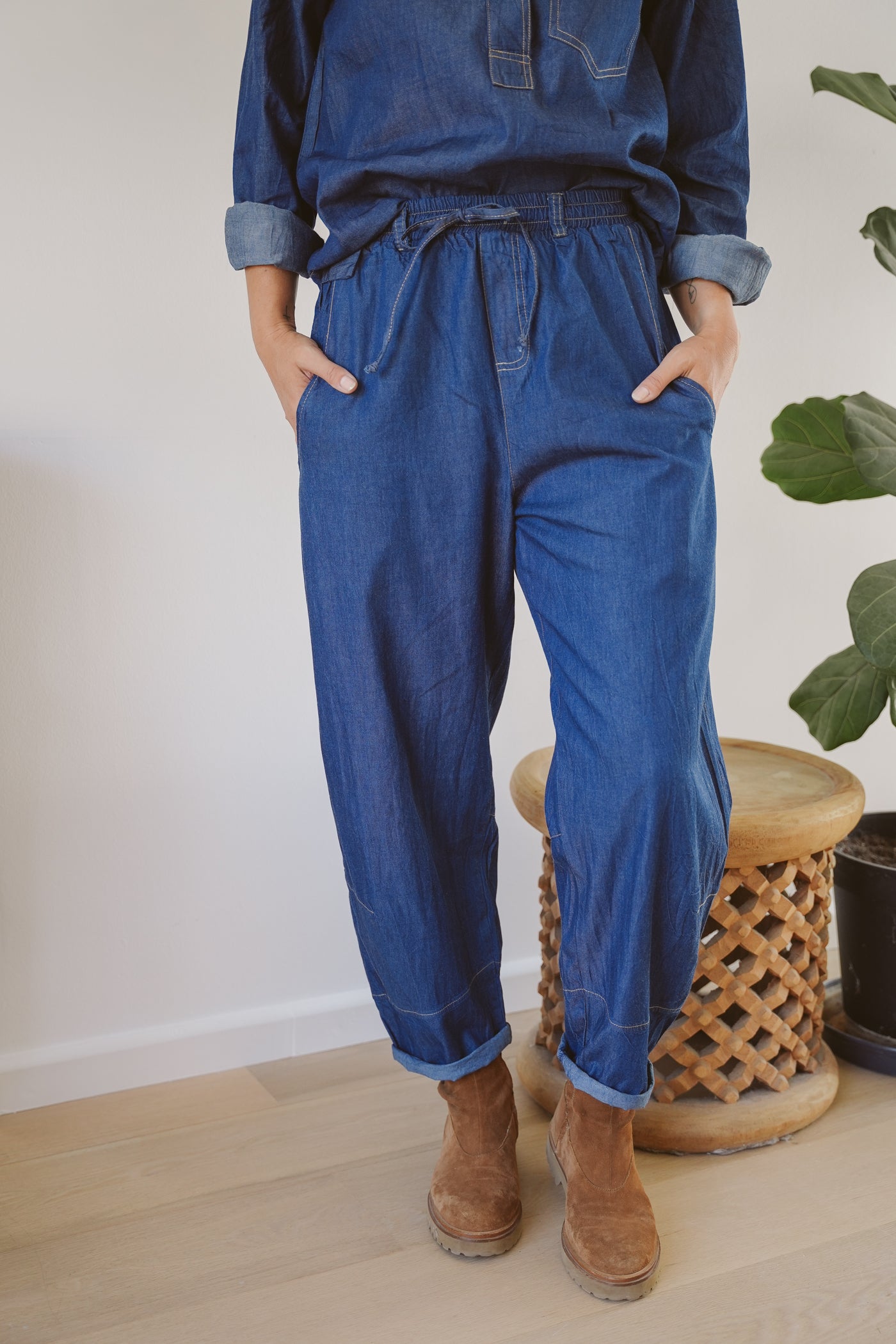 NEW Jo Denim Barrel Pants