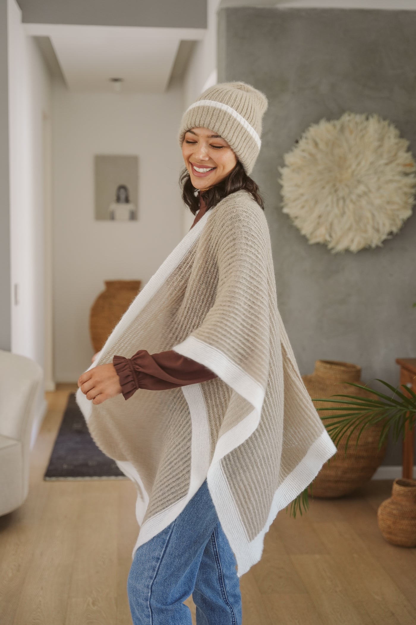 Jamie Mohair Blend Beanie