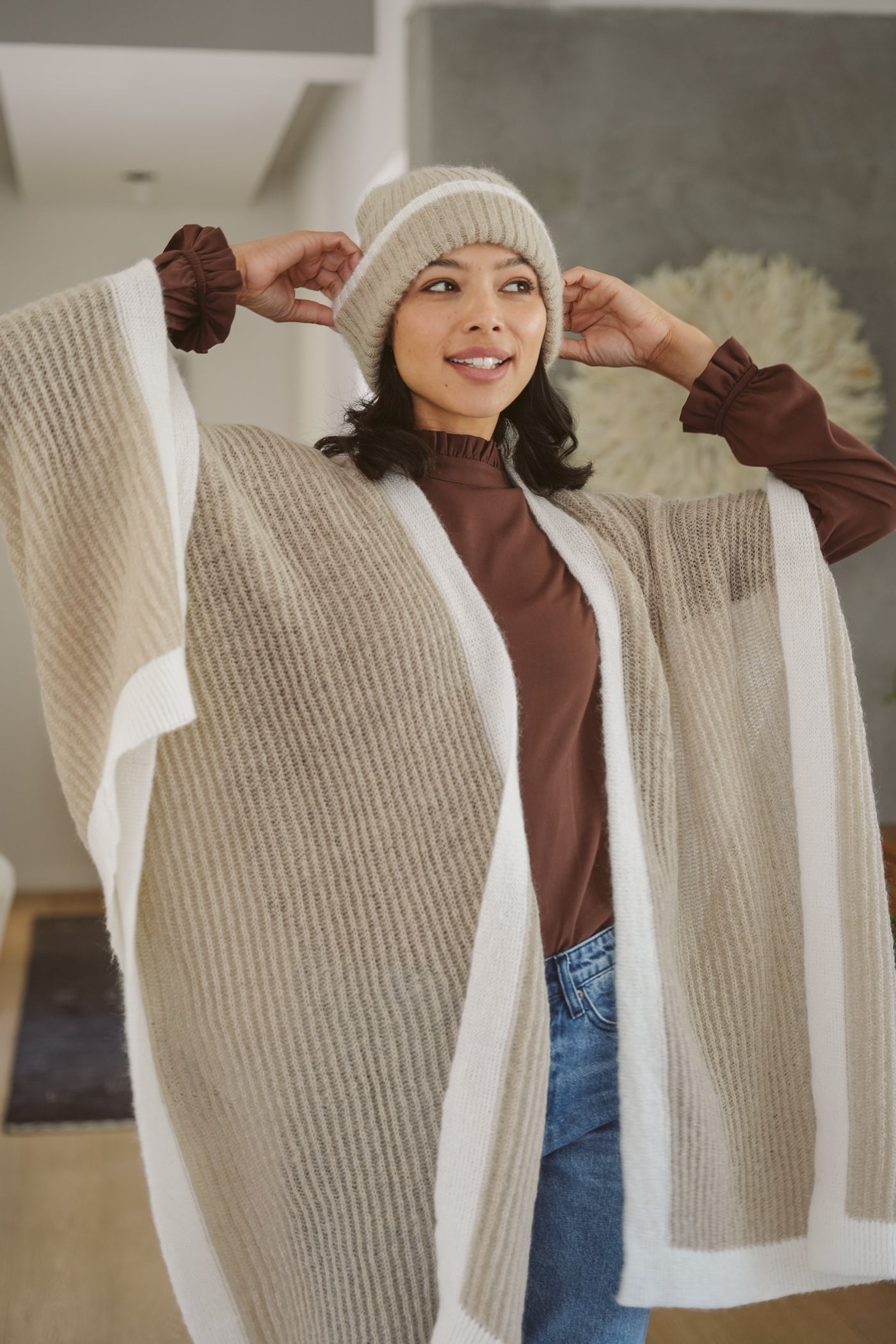 Jamie Mohair Blend Beanie