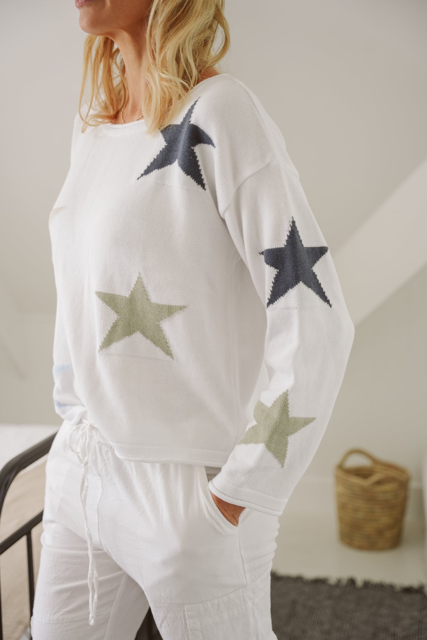 Petal Cotton Boxy Knit