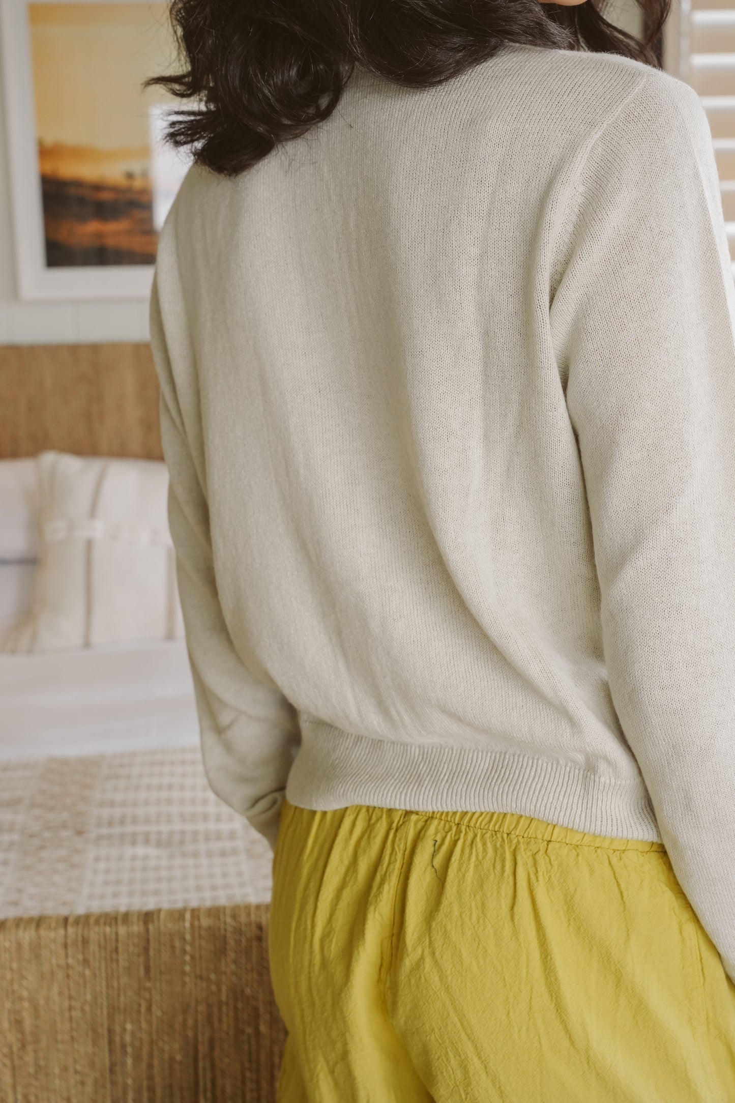 Drew Wool Blend Classic Cardigan