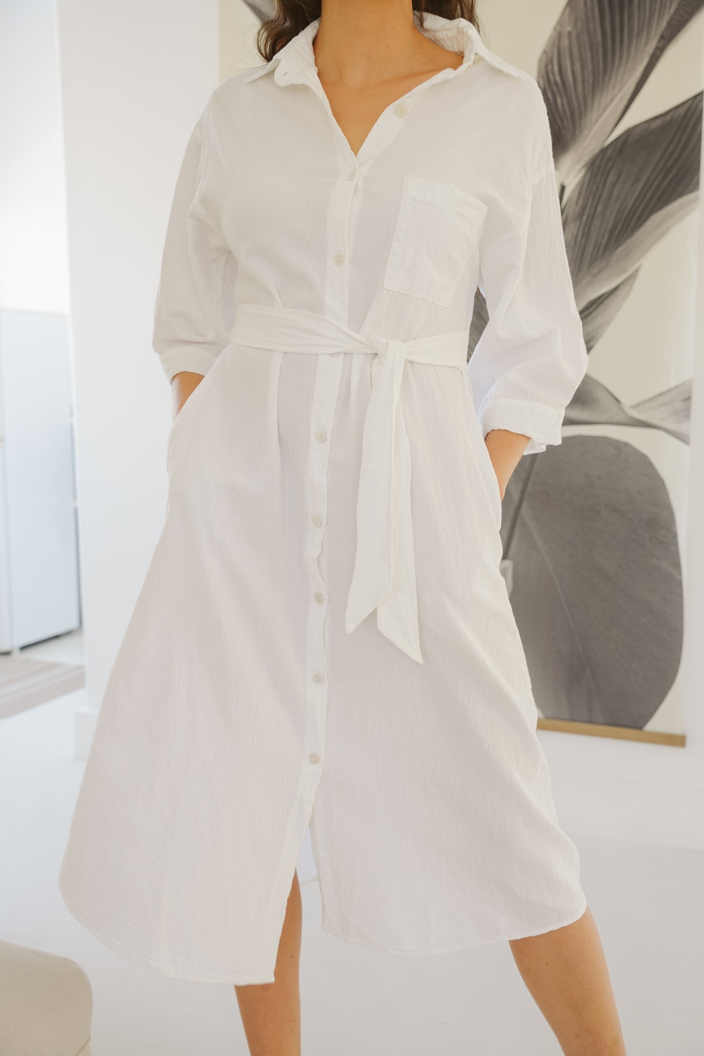 Peony Shirt Dress