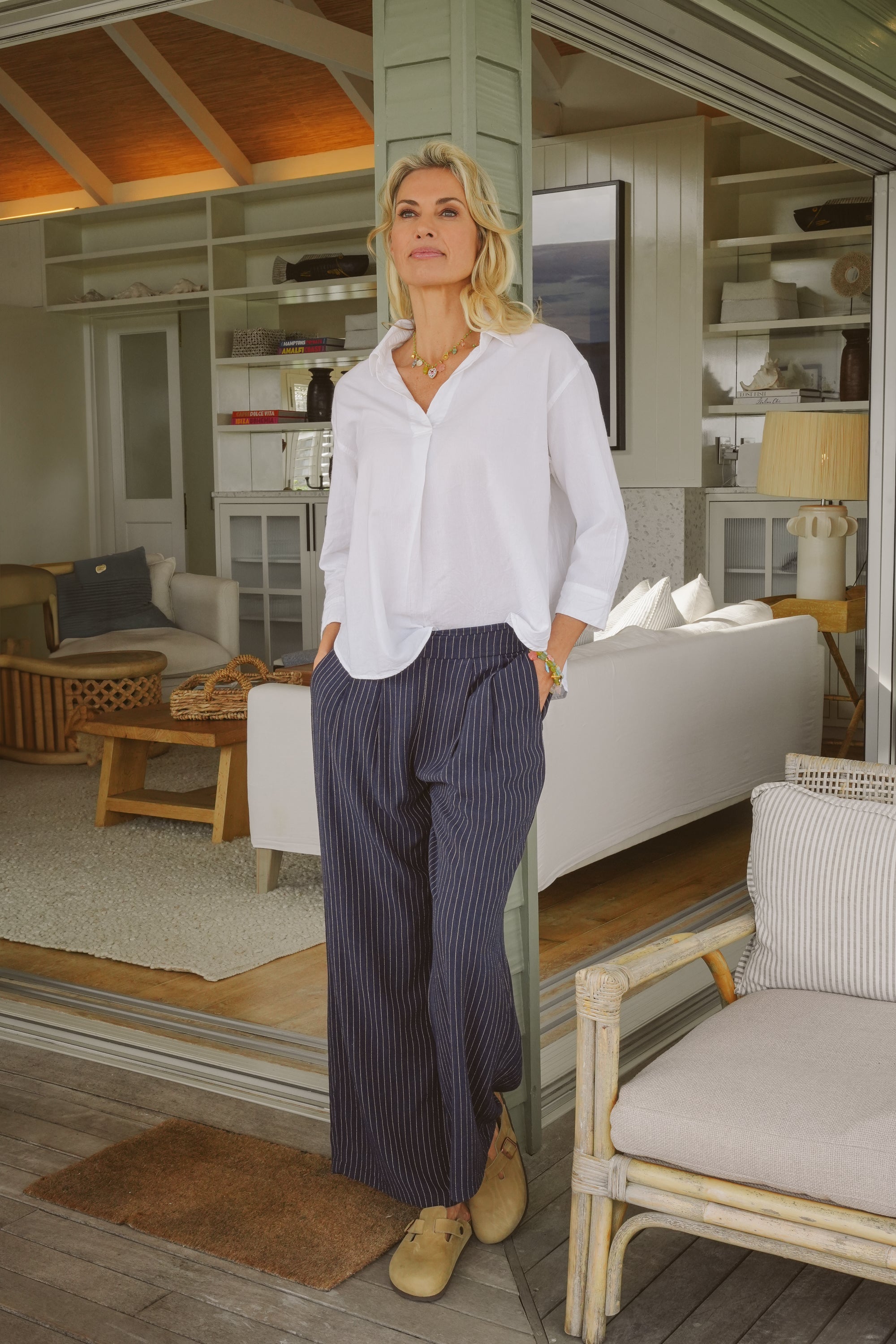 Kate Cotton 3/4 Sleeve Shirt