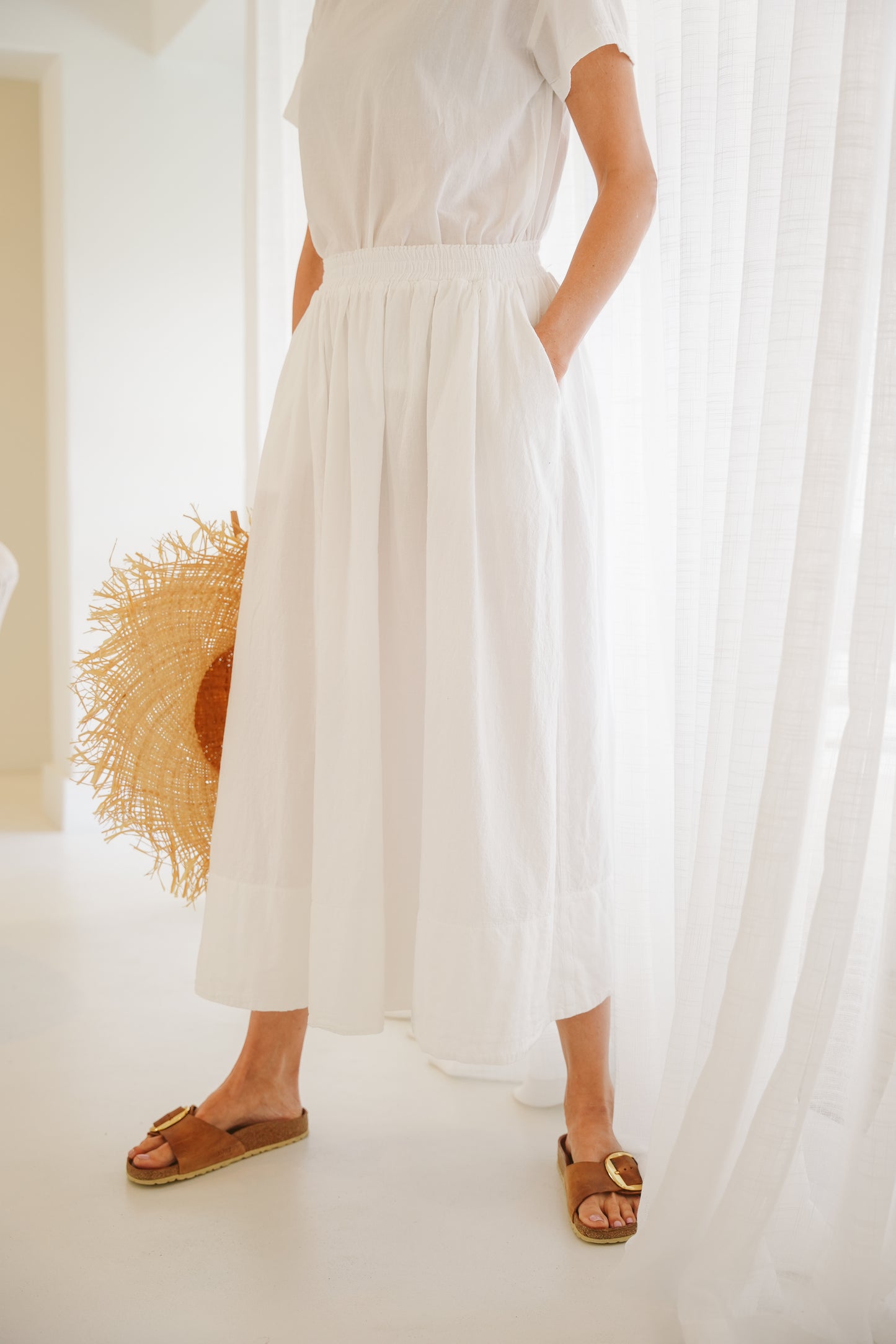 Lily Cotton Maxi Skirt
