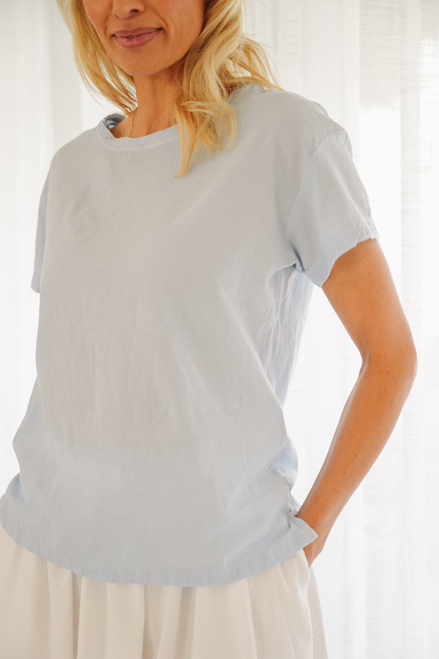 Saffron Cotton T-shirt