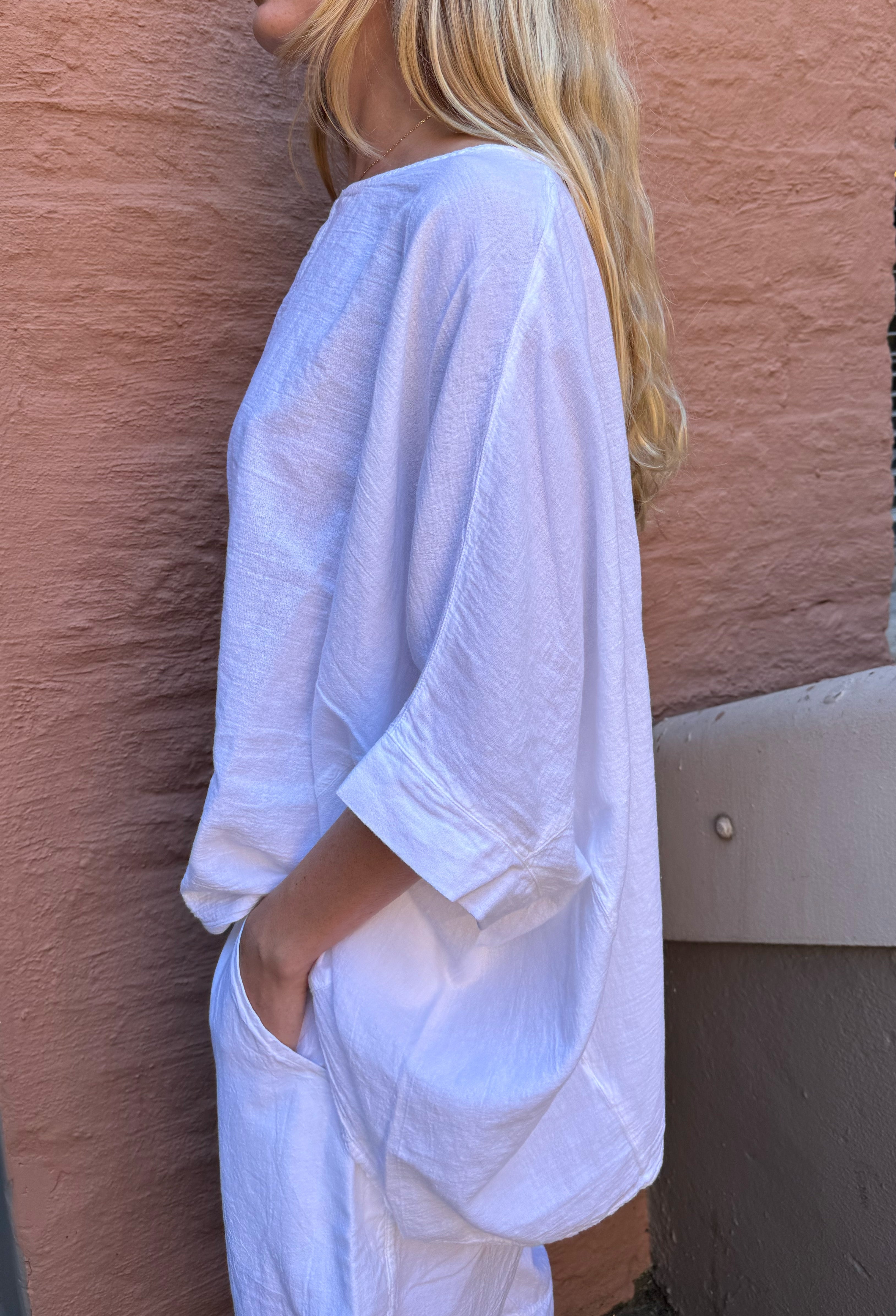 Romily Cotton Poncho Top