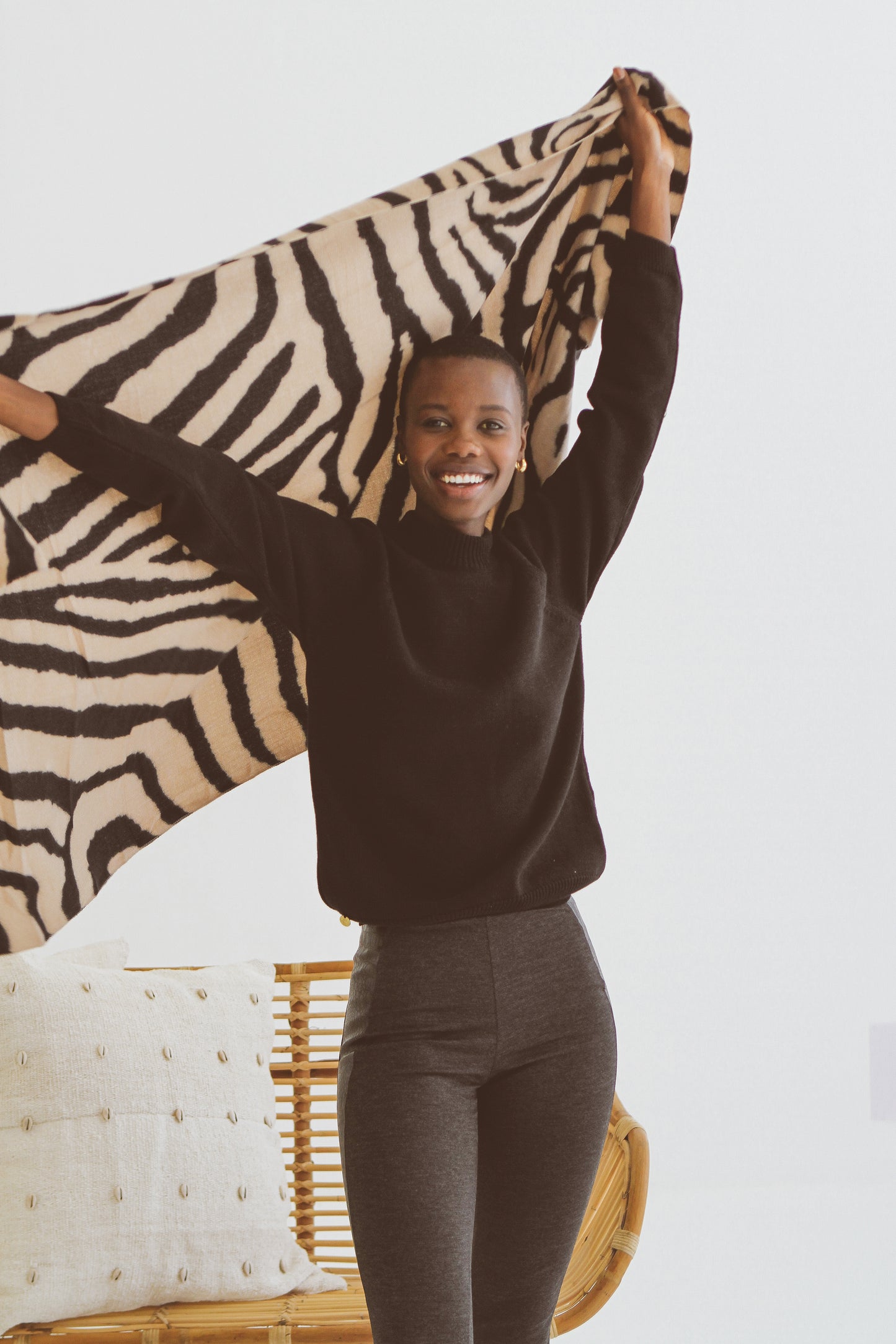 Delia Cotton Stripe Back Knit