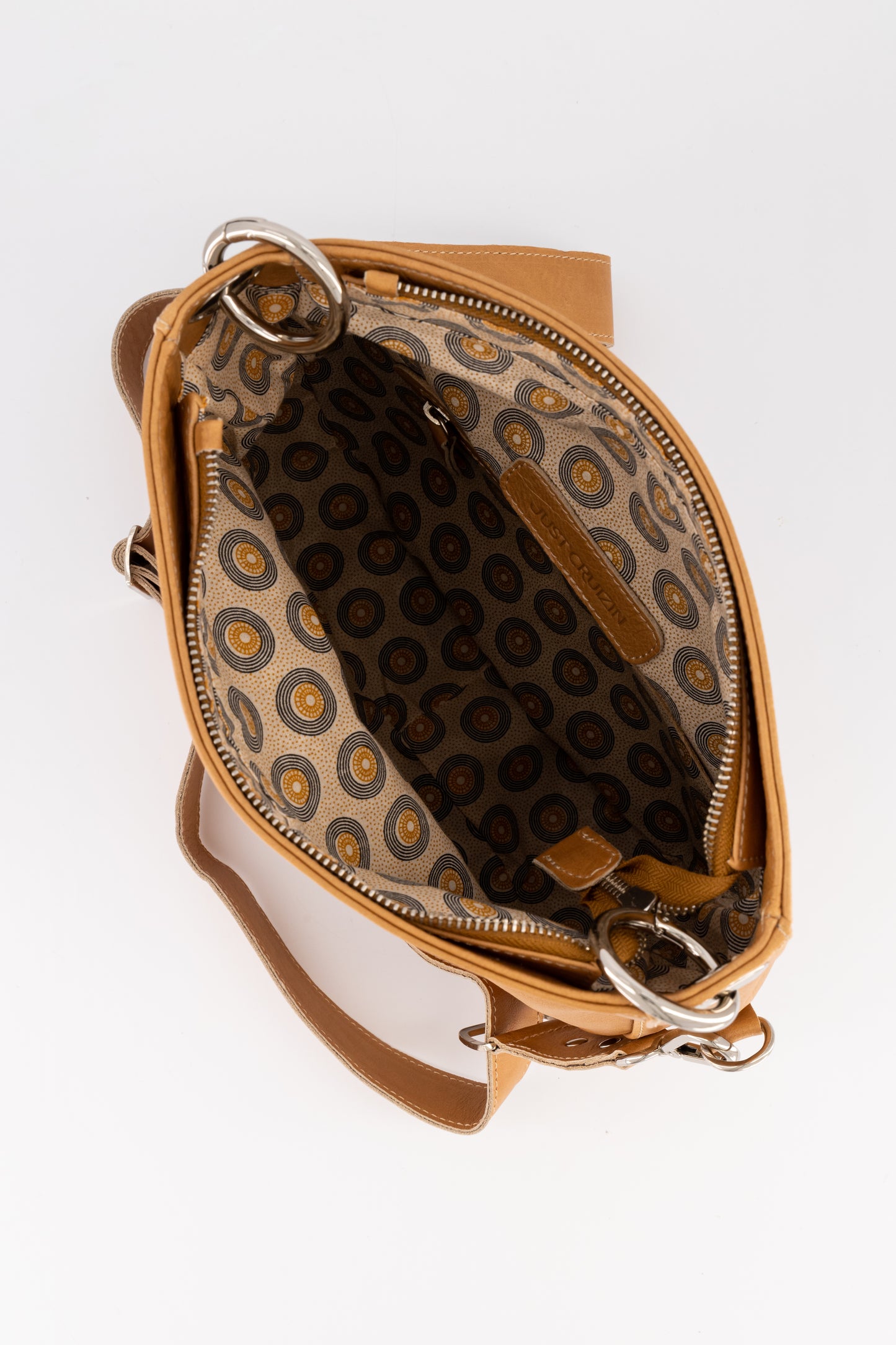 Jasmine Leather Foldover Bag