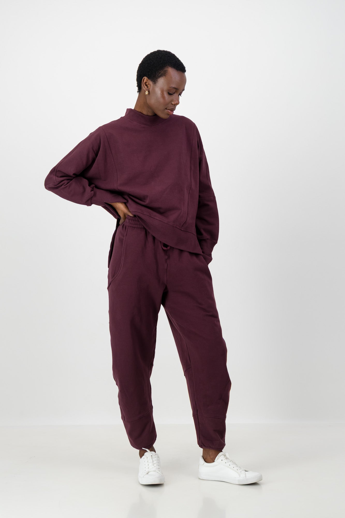 Alina Fleece Barrel Pants
