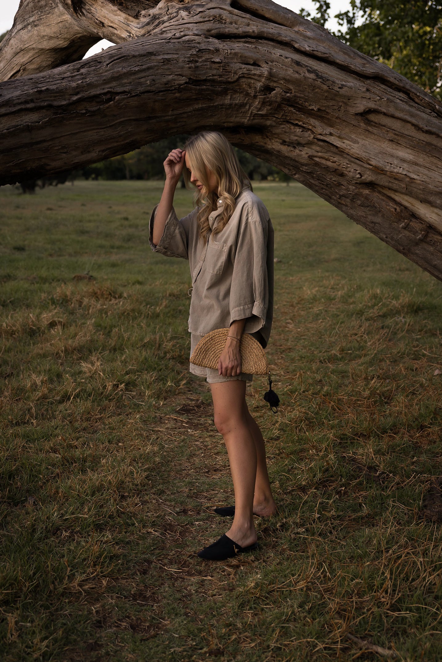 Misha Cotton Wide Sleeve Shirt
