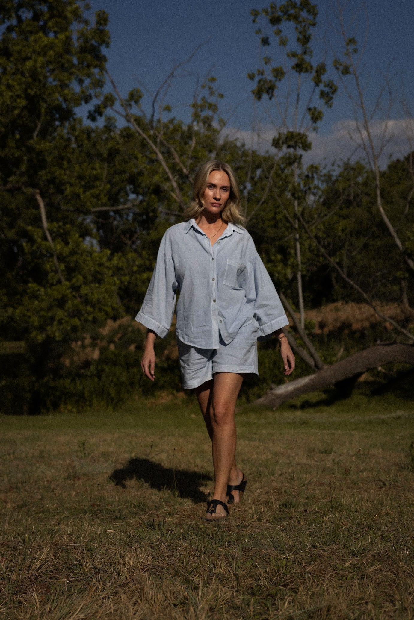 Misha Cotton Wide Sleeve Shirt