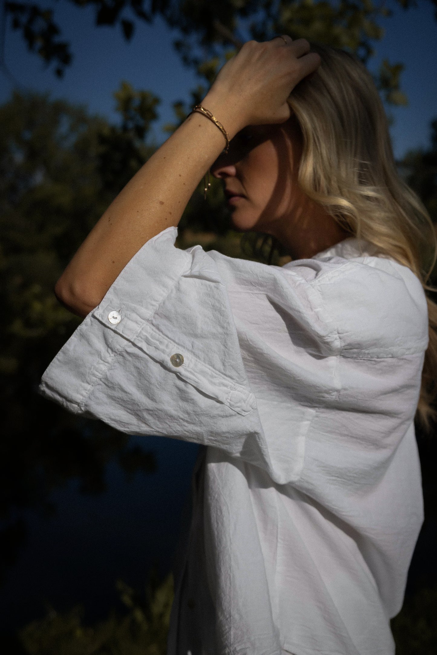 Misha Cotton Wide Sleeve Shirt