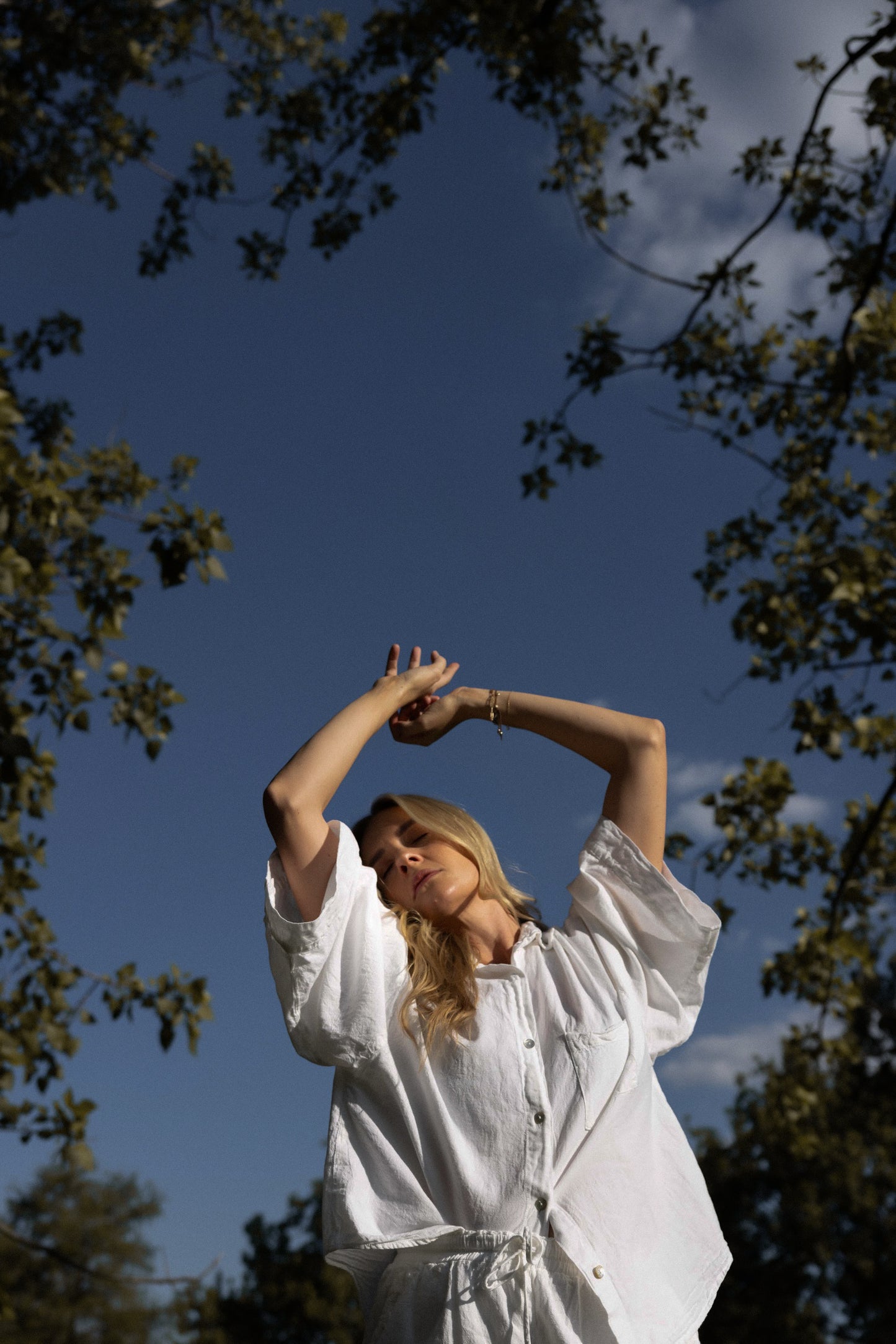 Misha Cotton Wide Sleeve Shirt