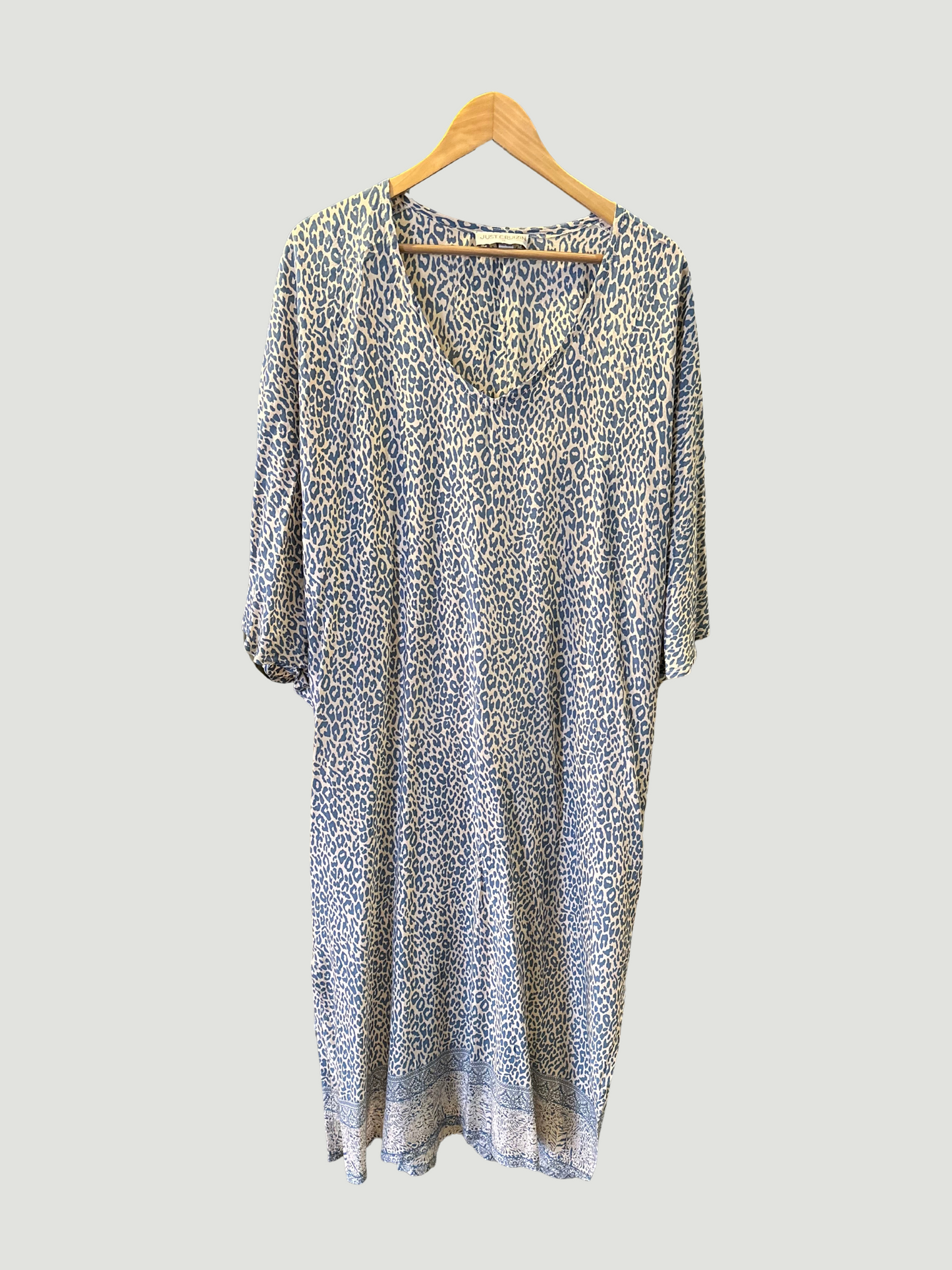 Zoey Long Cheetah Kaftan