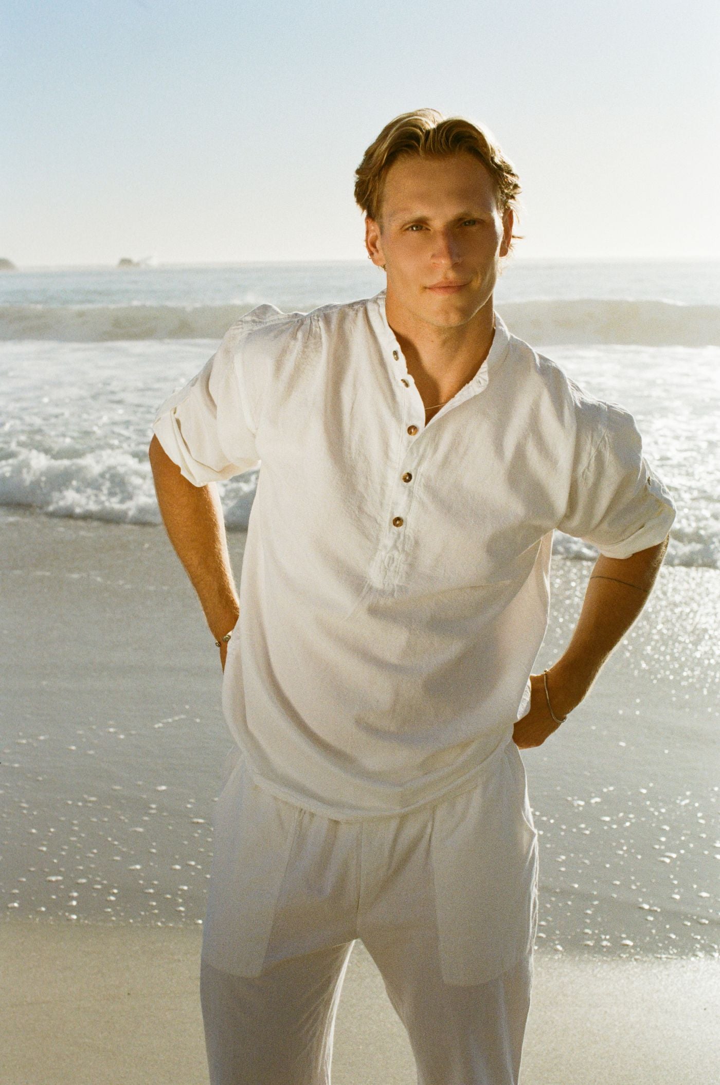 Matt Cotton 3/4 Sleeve Shirt