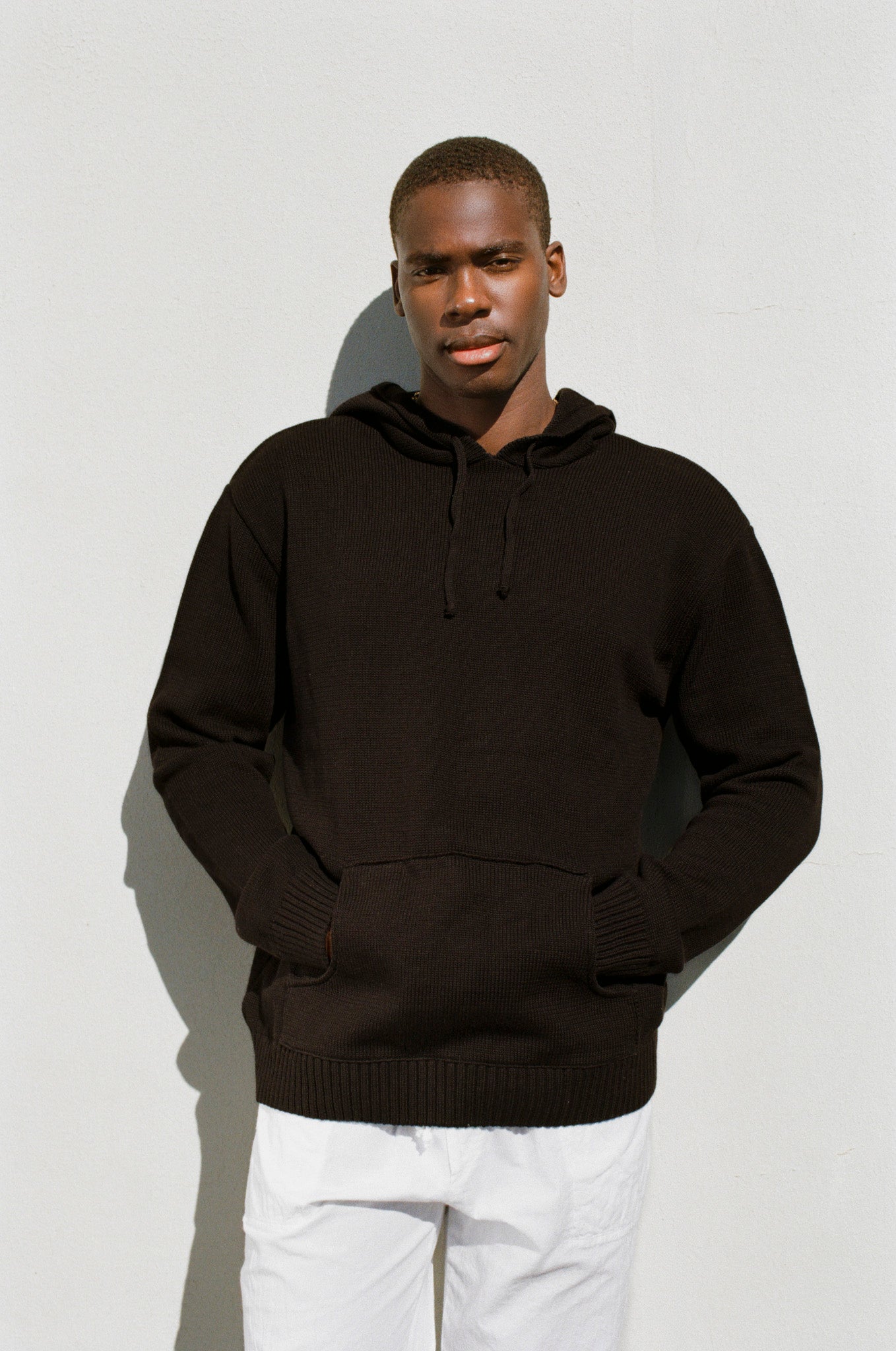 Flynn Cotton Knitted Hoodie