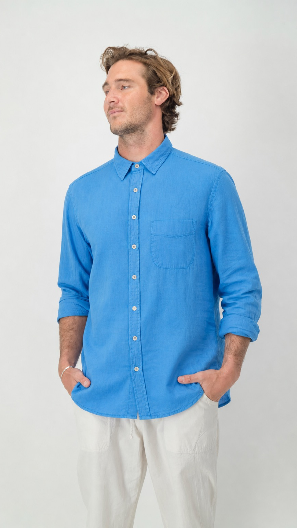 Karl Cotton Collared Shirt