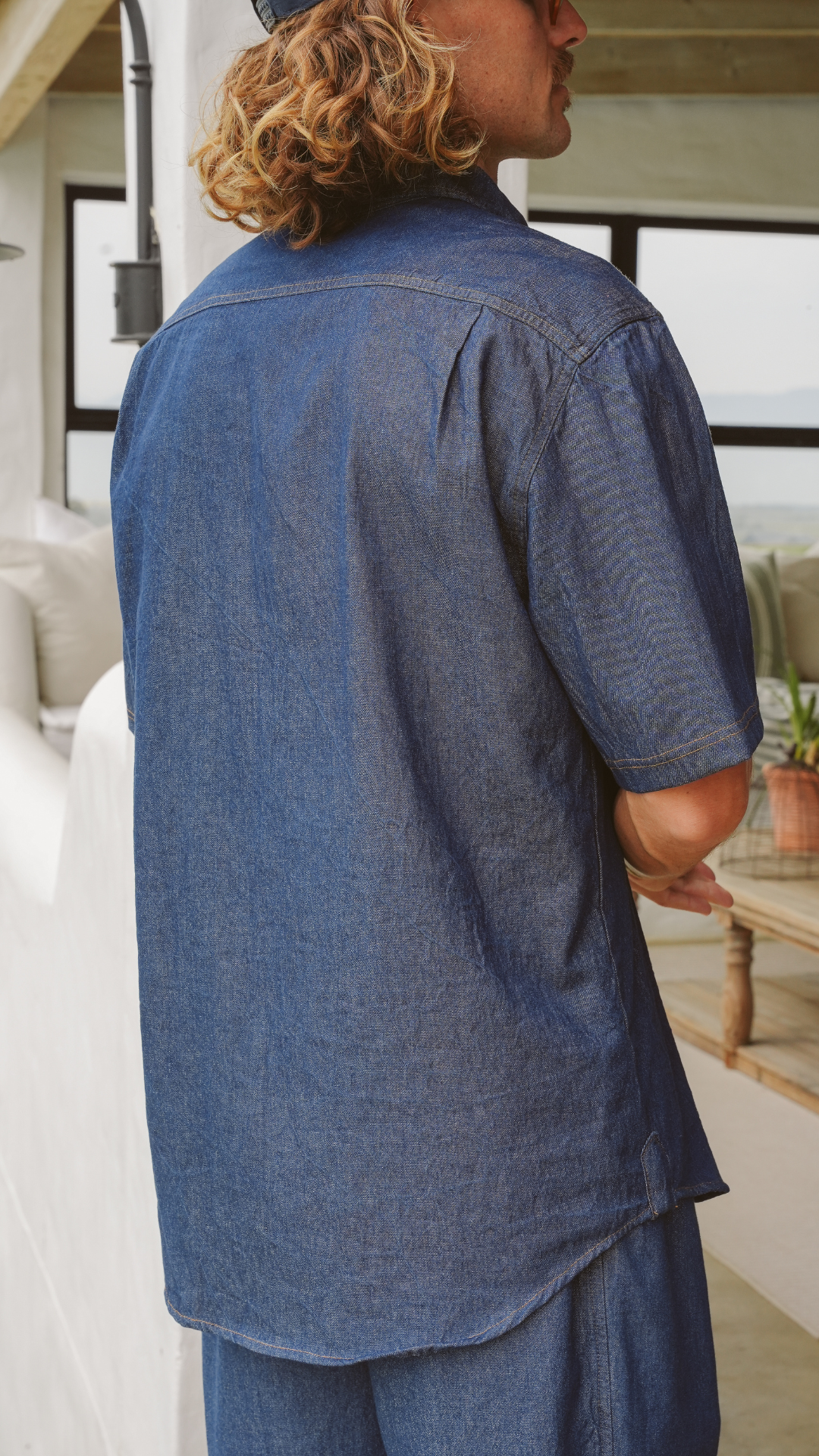 Ethan Short Sleeve Denim Shirt
