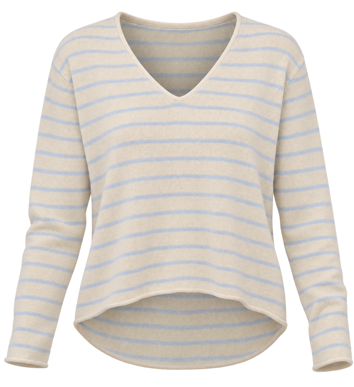 Justine Cotton V-Neck Knit