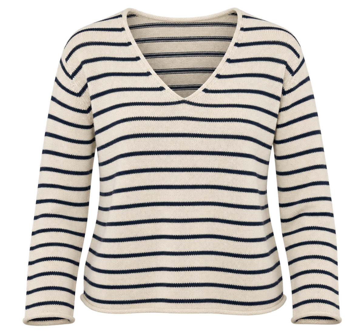 Justine Cotton V-Neck Knit