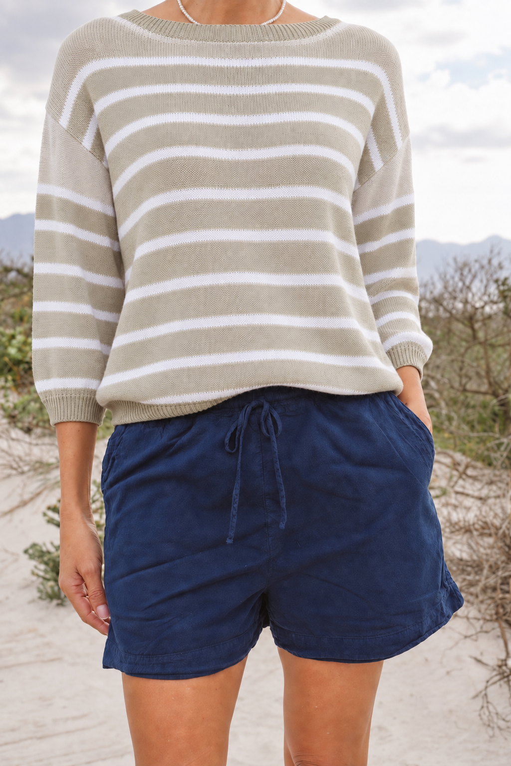 Tessa Cotton Round-Neck Knit