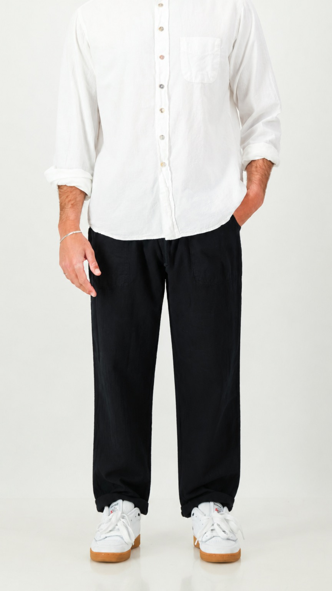 Sean Cotton Drawstring Pants
