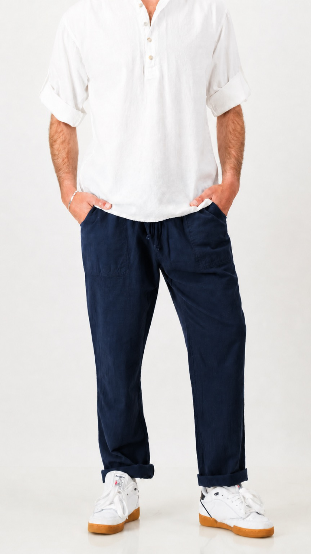 Sean Cotton Drawstring Pants