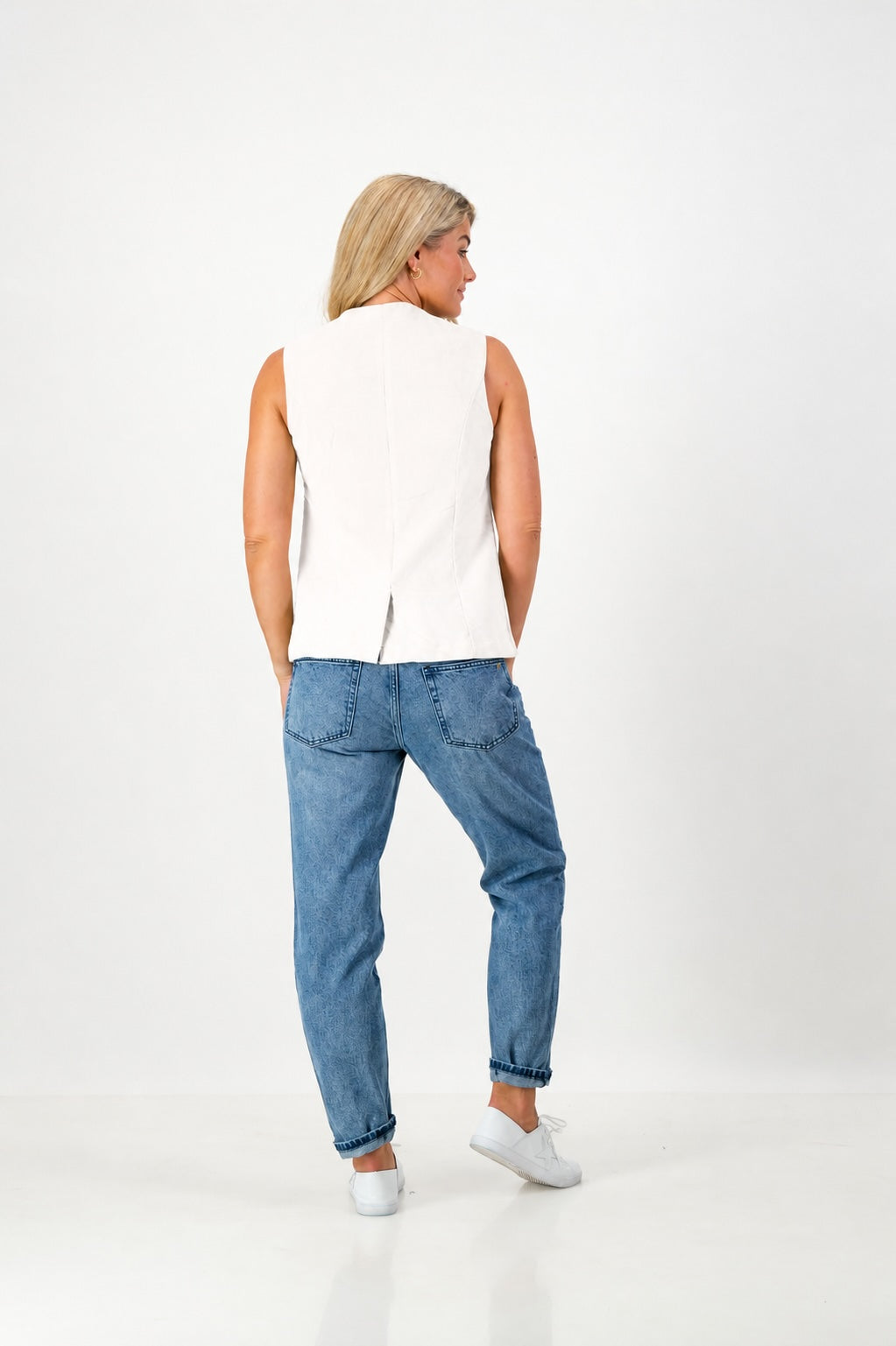 Sammi Cotton Corduroy Fitted Waistcoat