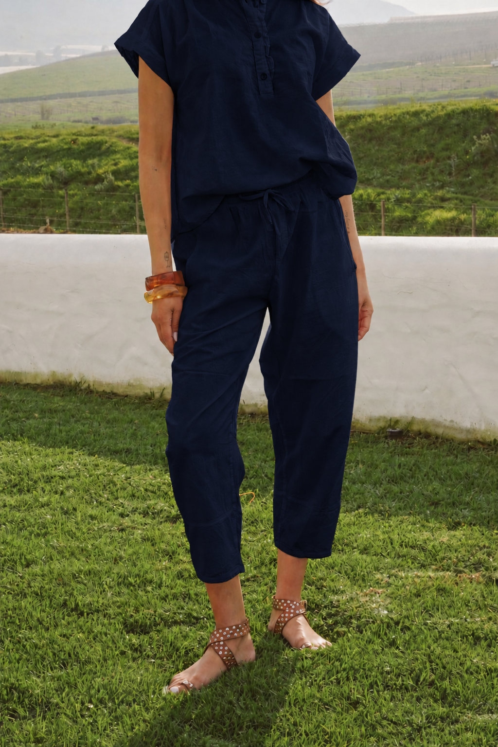Cove Cotton Barrel Pants