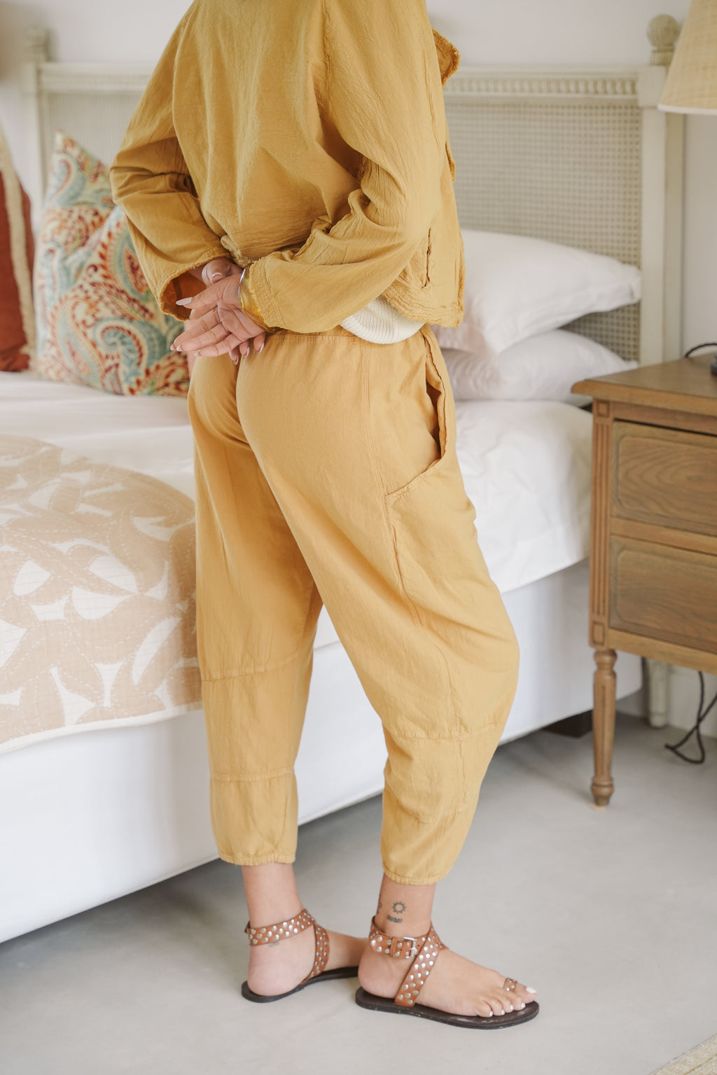 Cove Cotton Barrel Pants