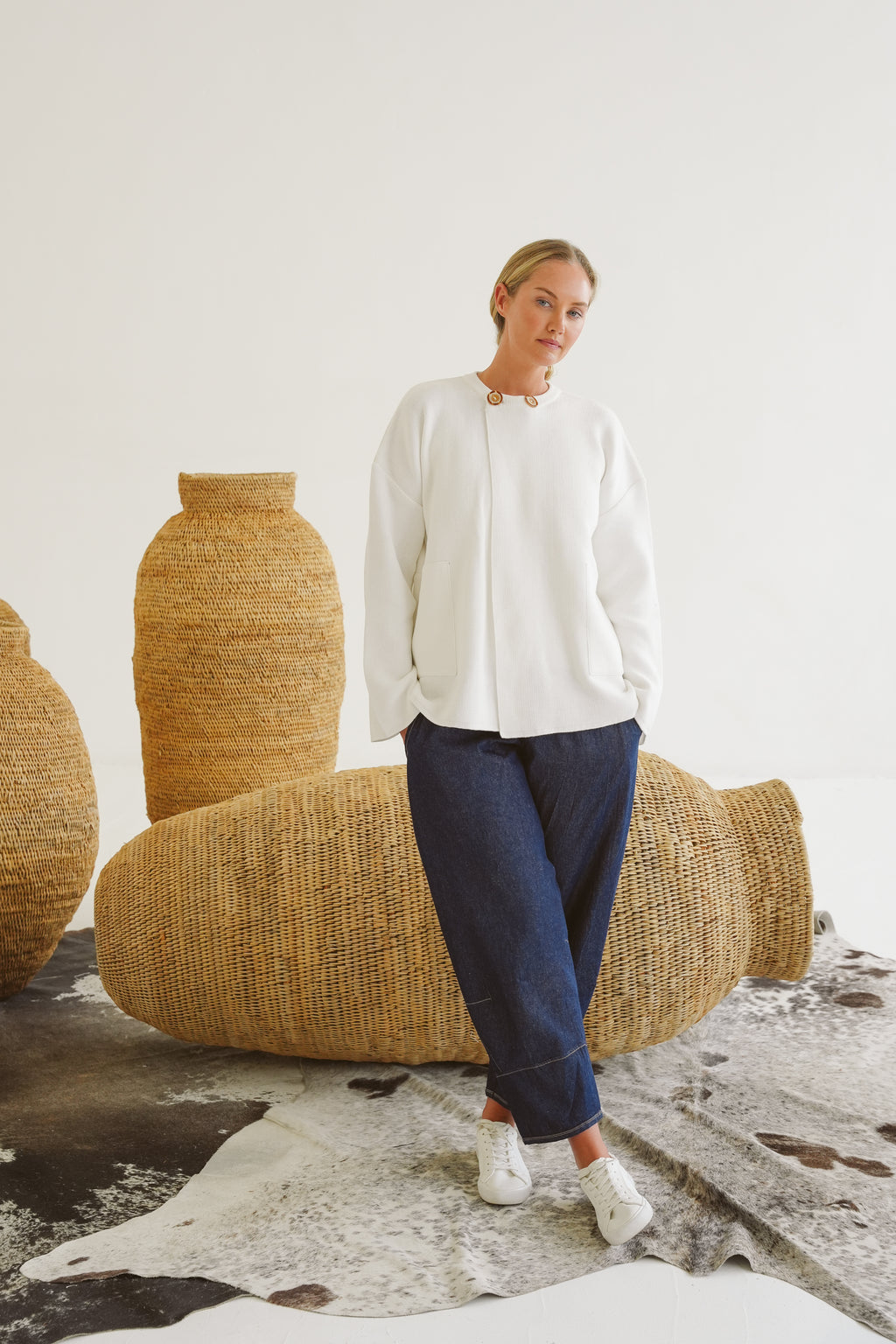 Sally Cotton Knit Jacket