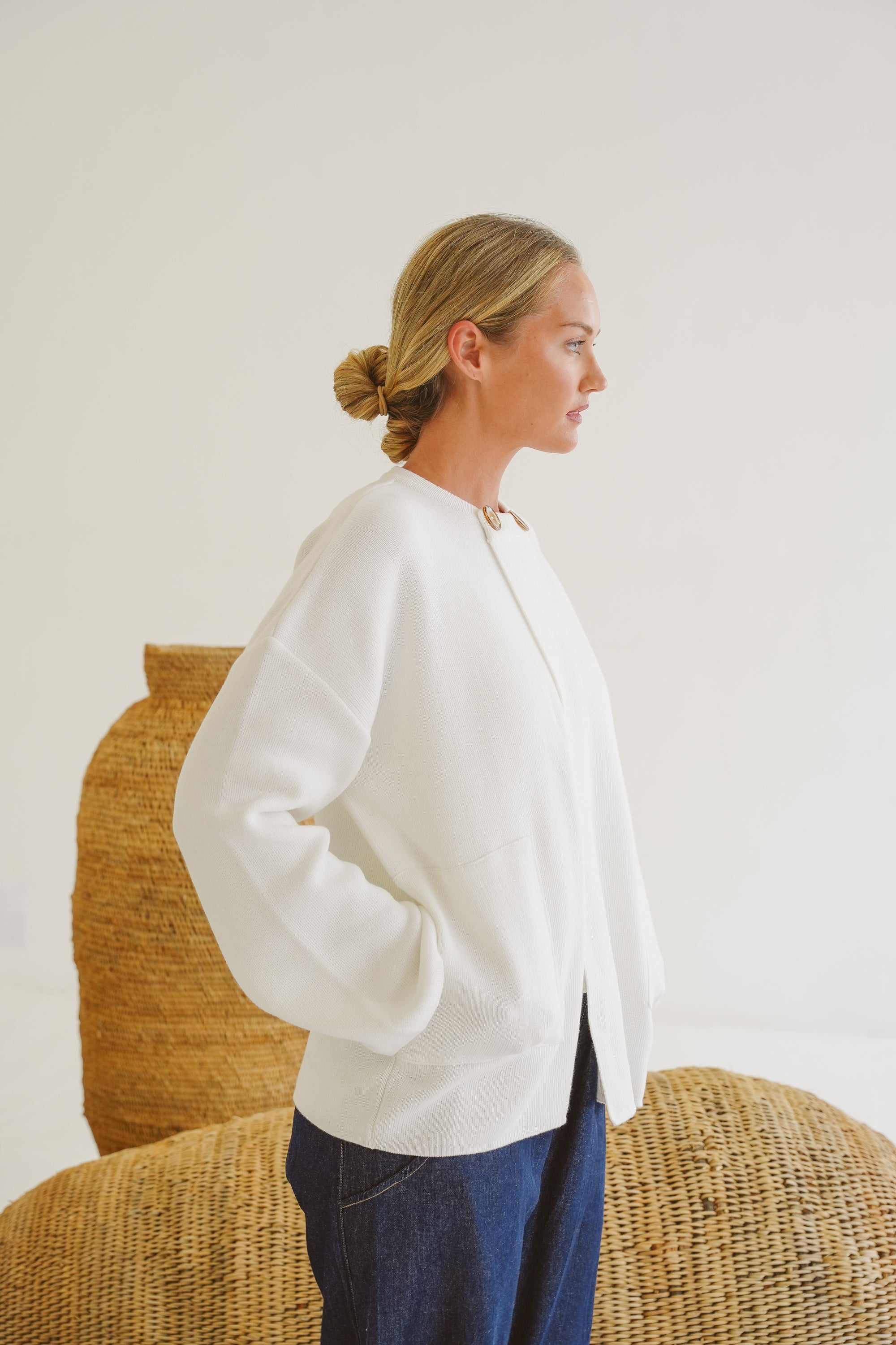 Sally Cotton Knit Jacket