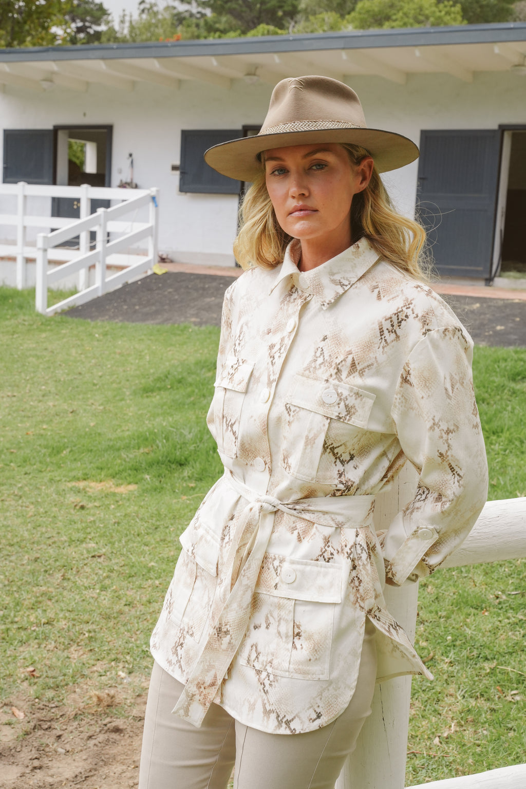 Safari Cotton Bengaline Jacket