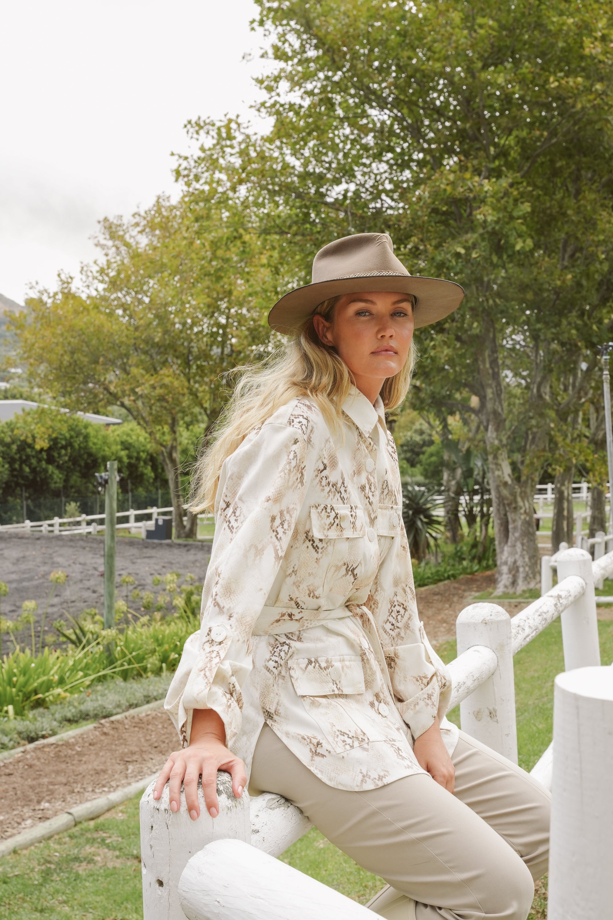 Safari Cotton Bengaline Jacket