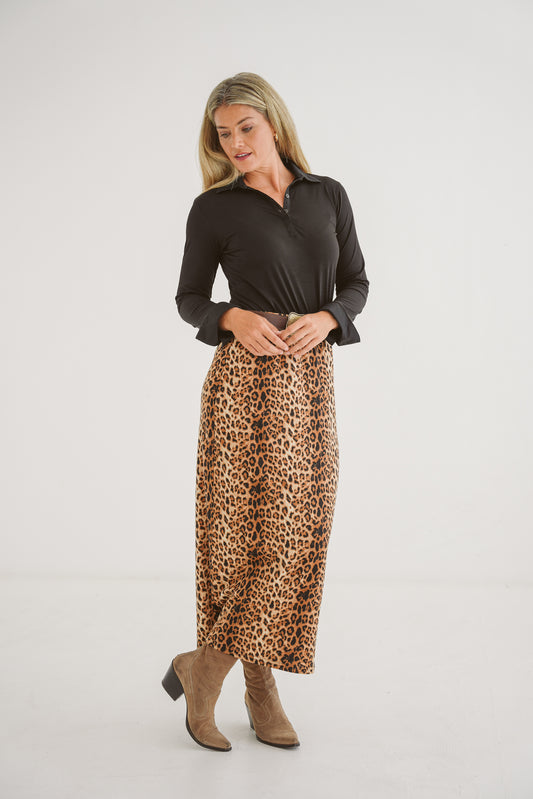 Emily Cheetah Print Skirt