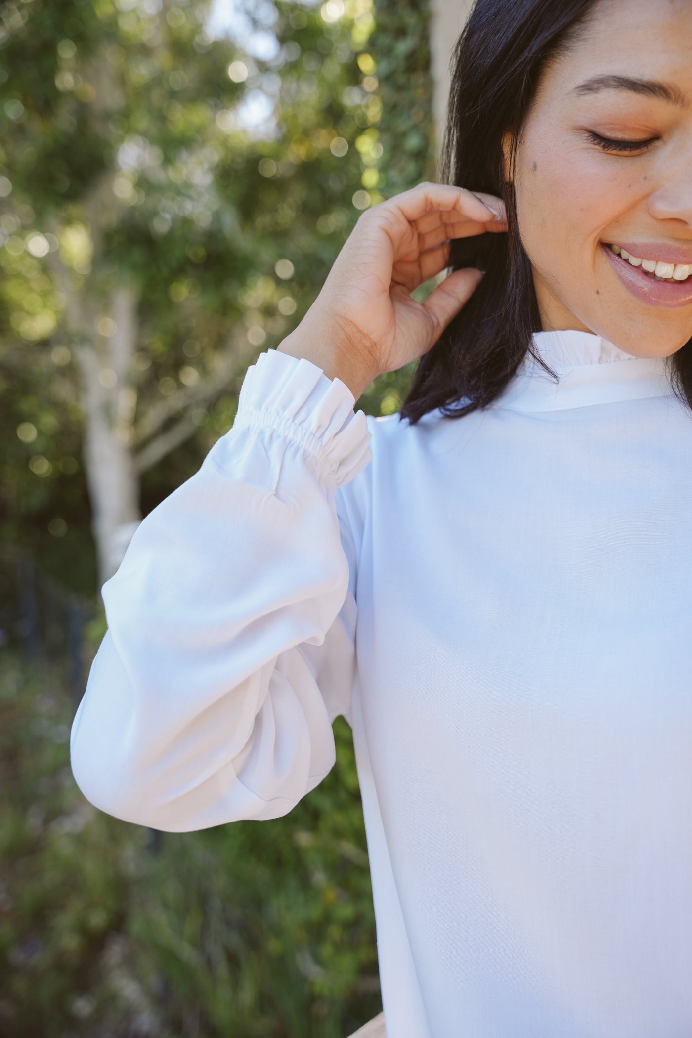 Betty Rayon Frilly Top