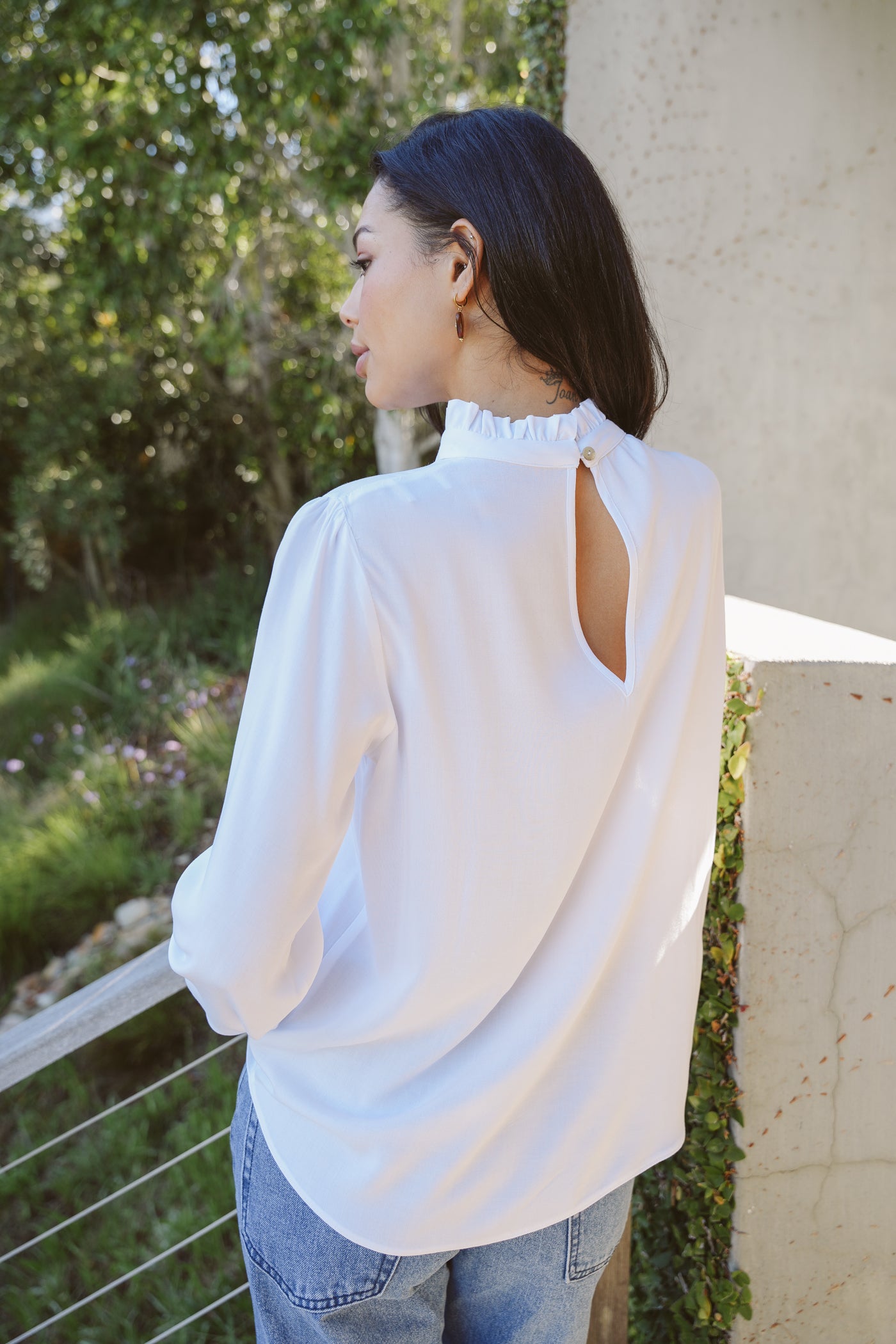 Betty Rayon Frilly Top