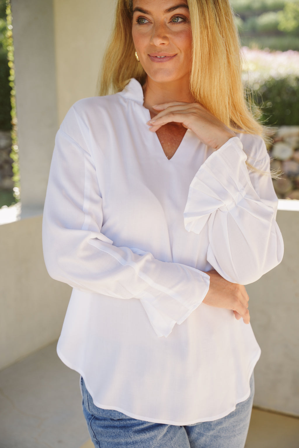 Mira Rayon Boho Blouse