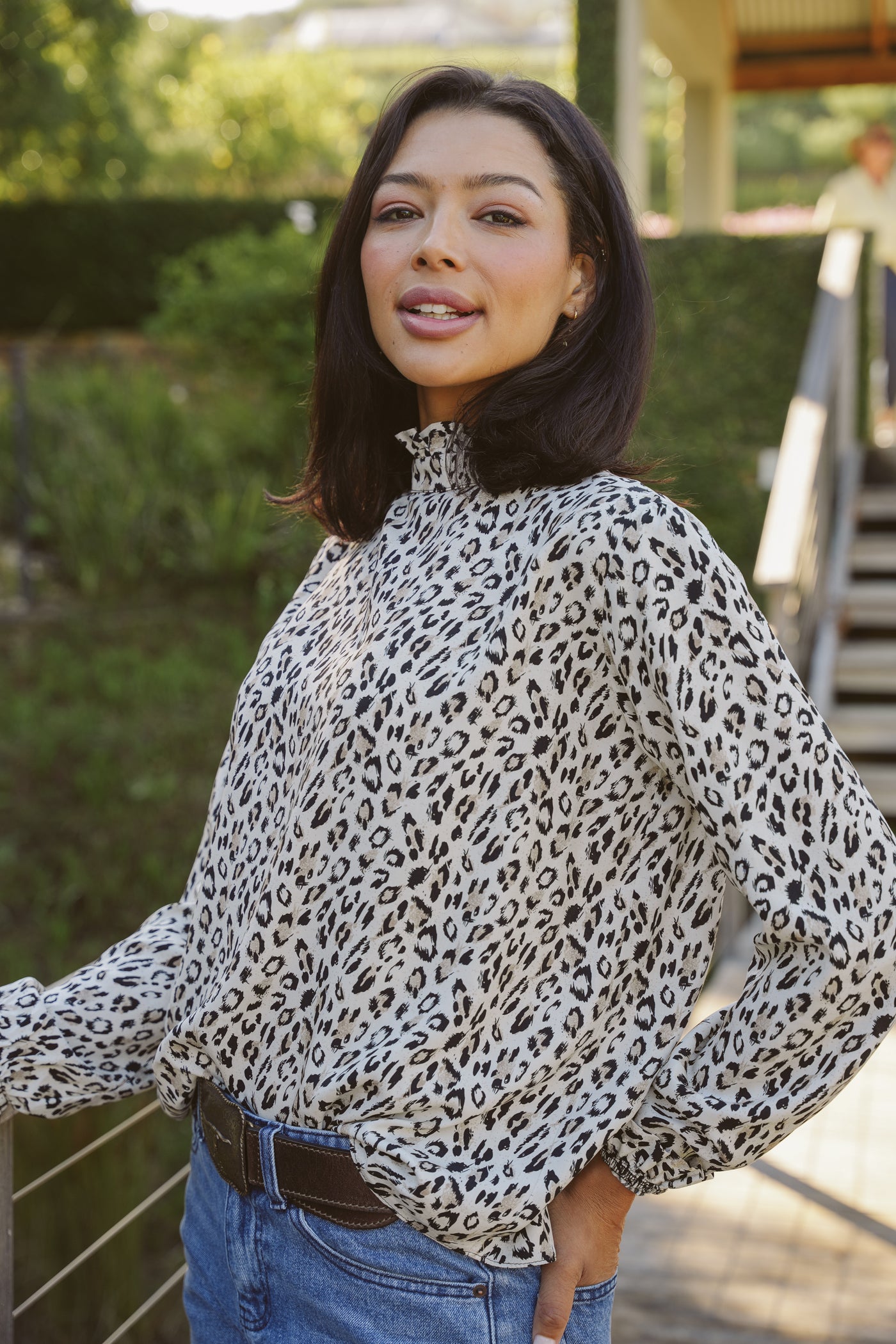 Betty Rayon Frilly Top