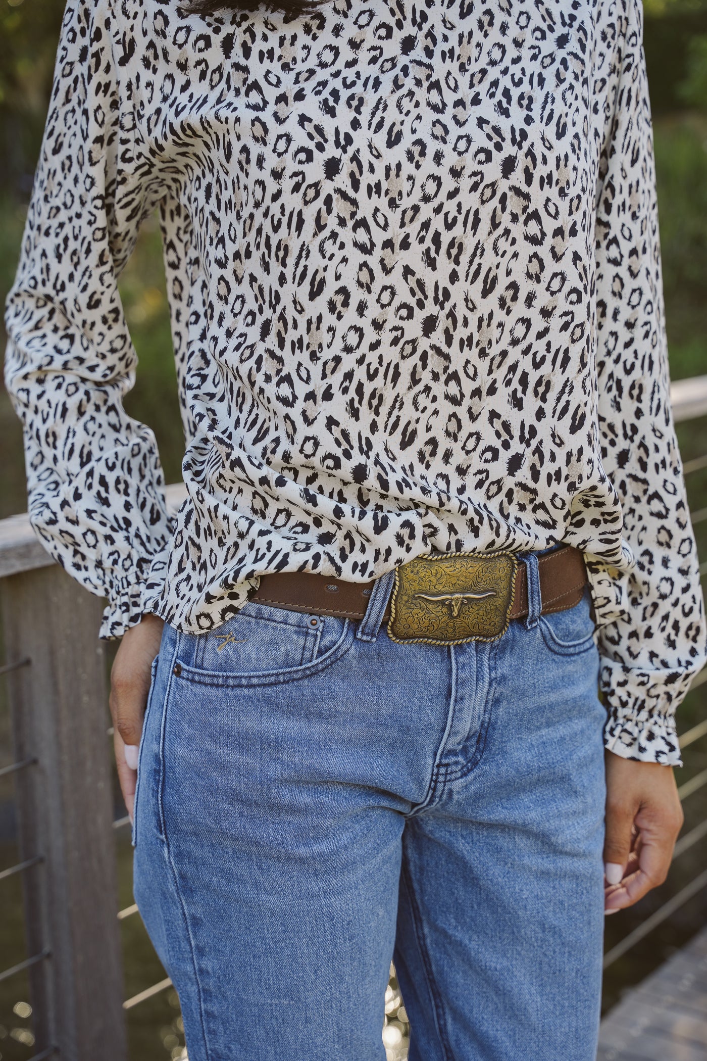 Betty Rayon Frilly Top