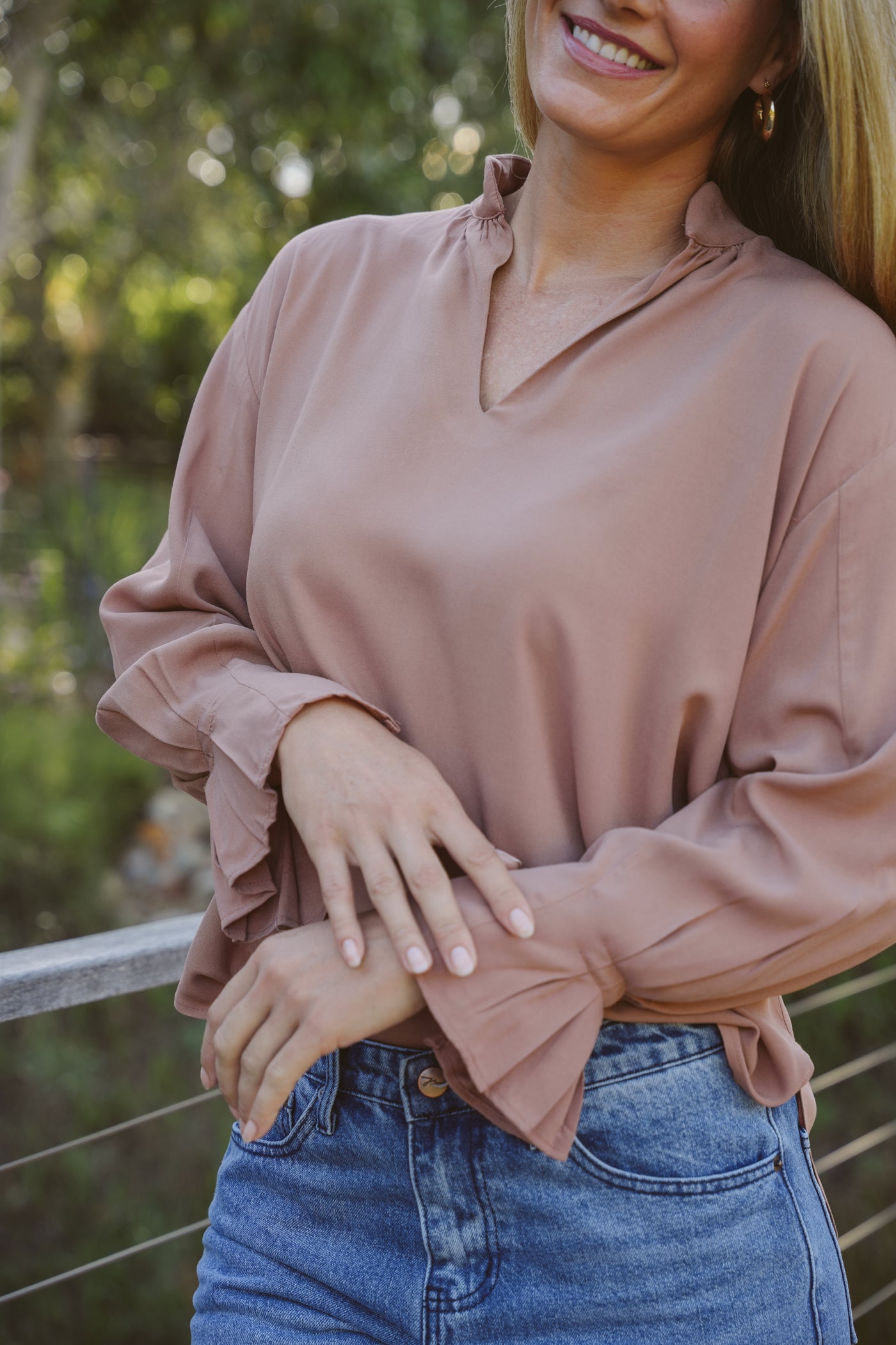 Mira Rayon Boho Blouse