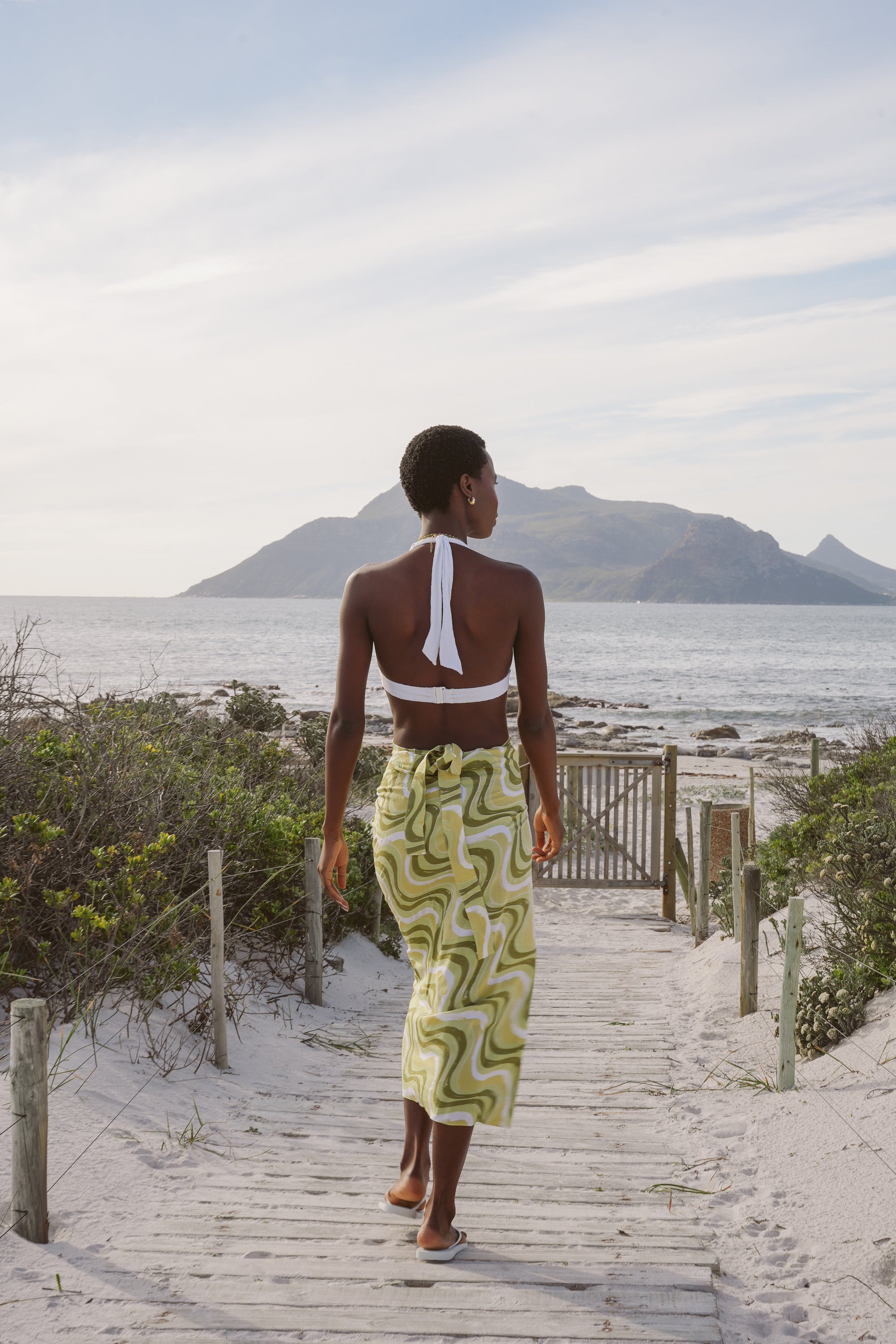 Liz Rayon Wrap Skirt