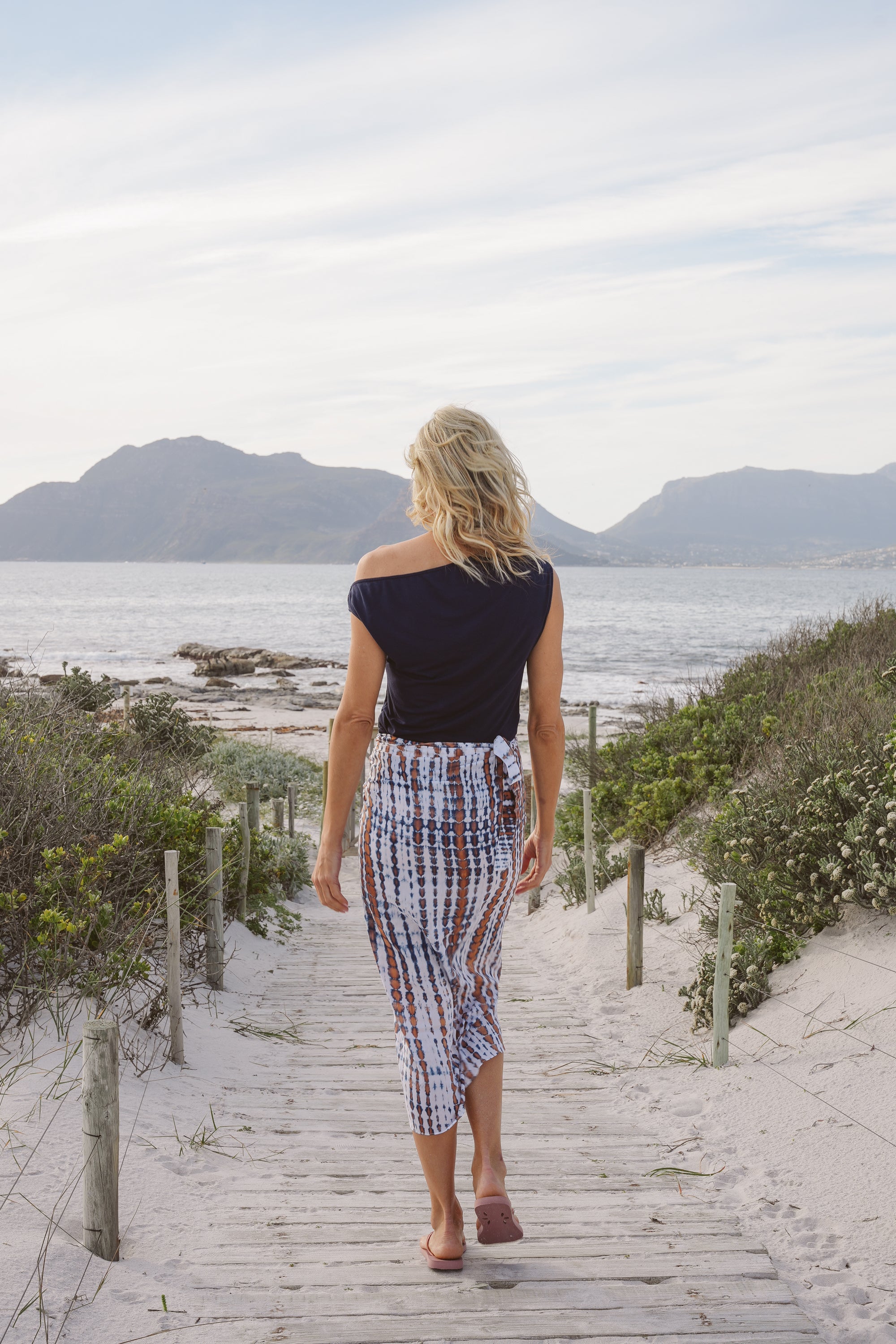 Liz Rayon Wrap Skirt