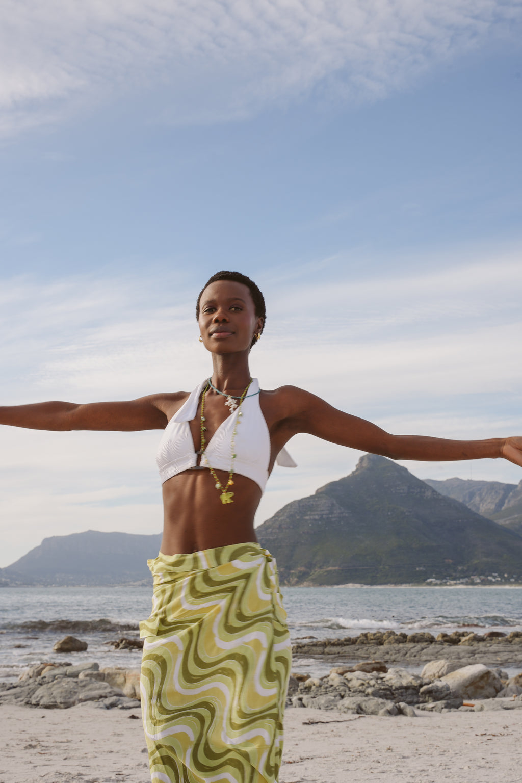 Liz Rayon Wrap Skirt