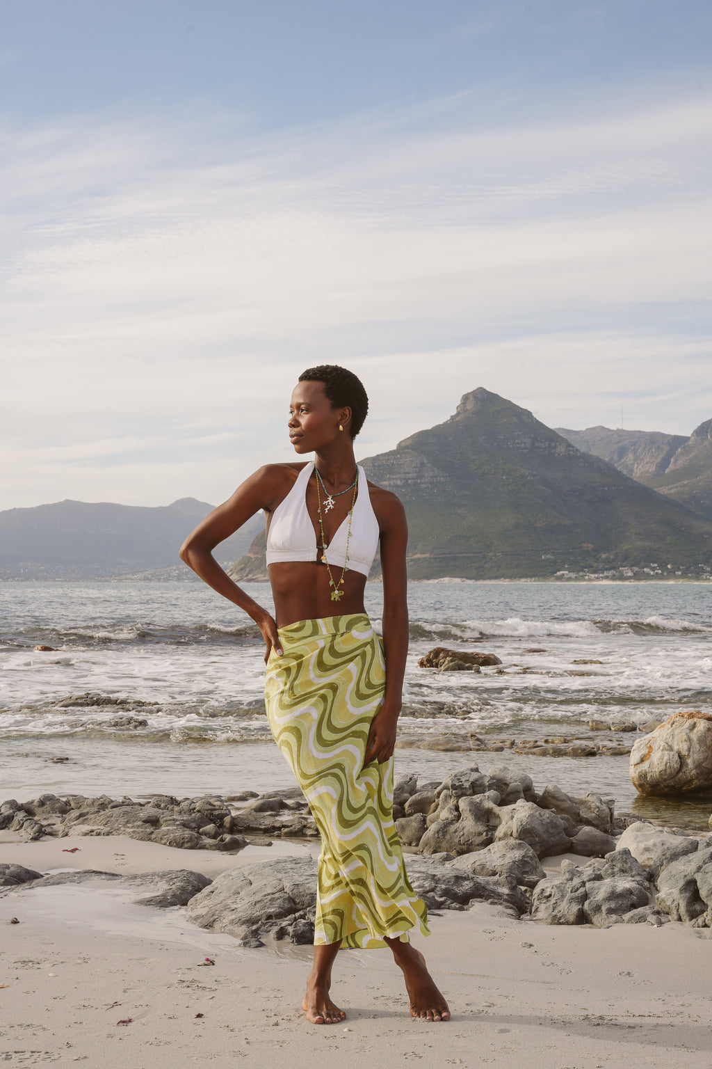 Liz Rayon Wrap Skirt