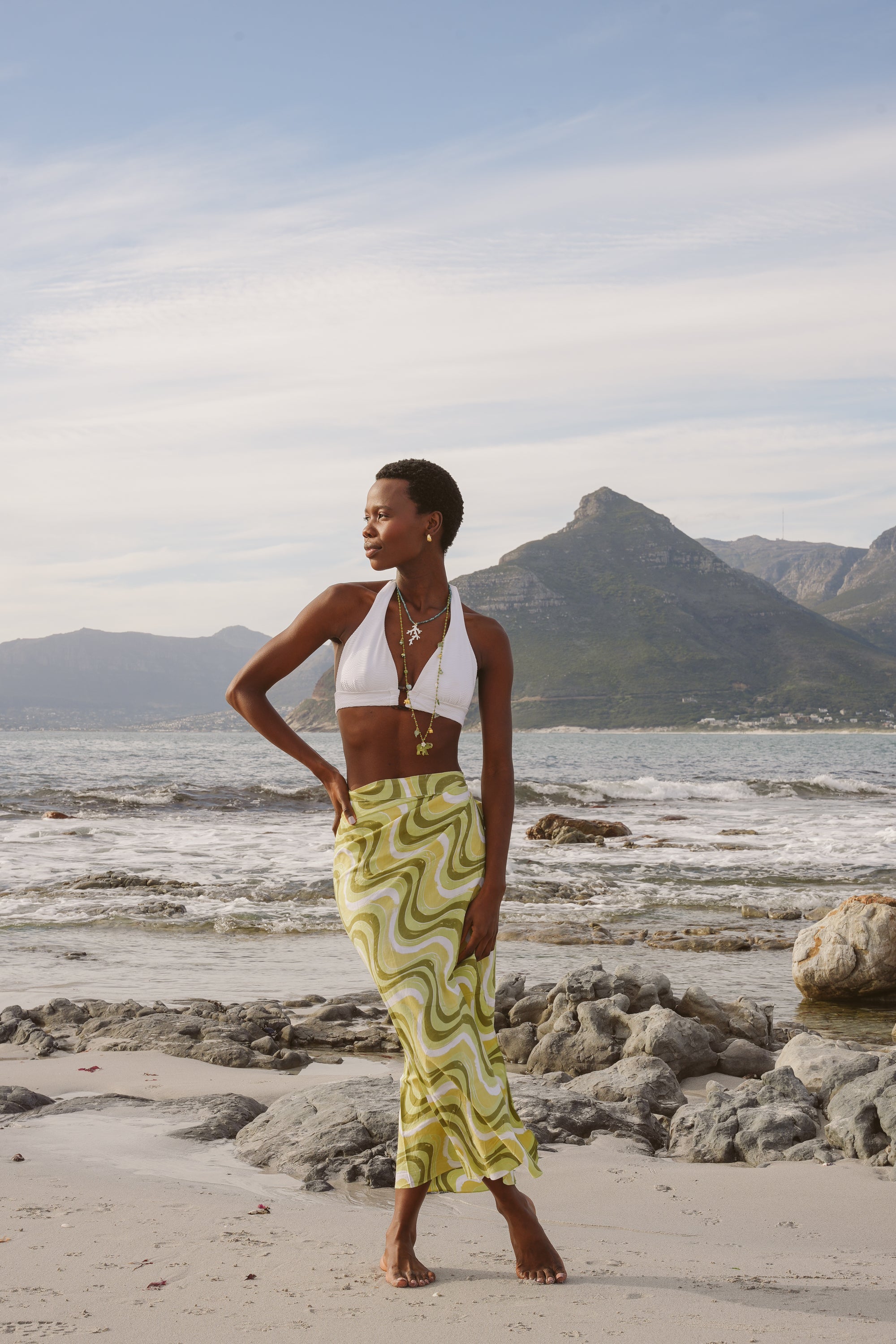 Liz Rayon Wrap Skirt