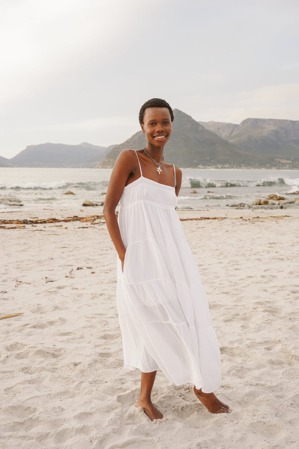 Ruby Cotton Tiered Dress